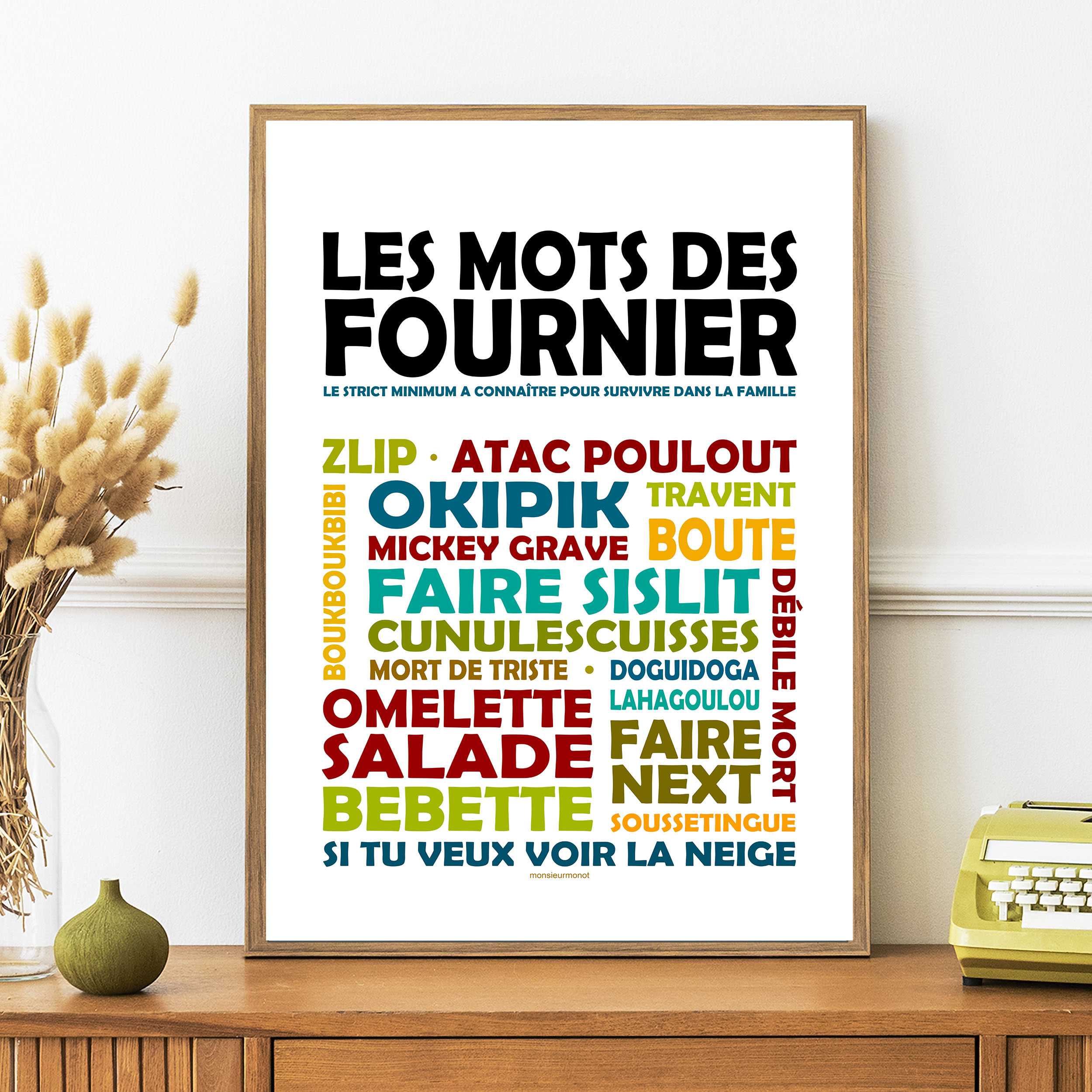 Affiche 18 ans - Les mots à l'affiche