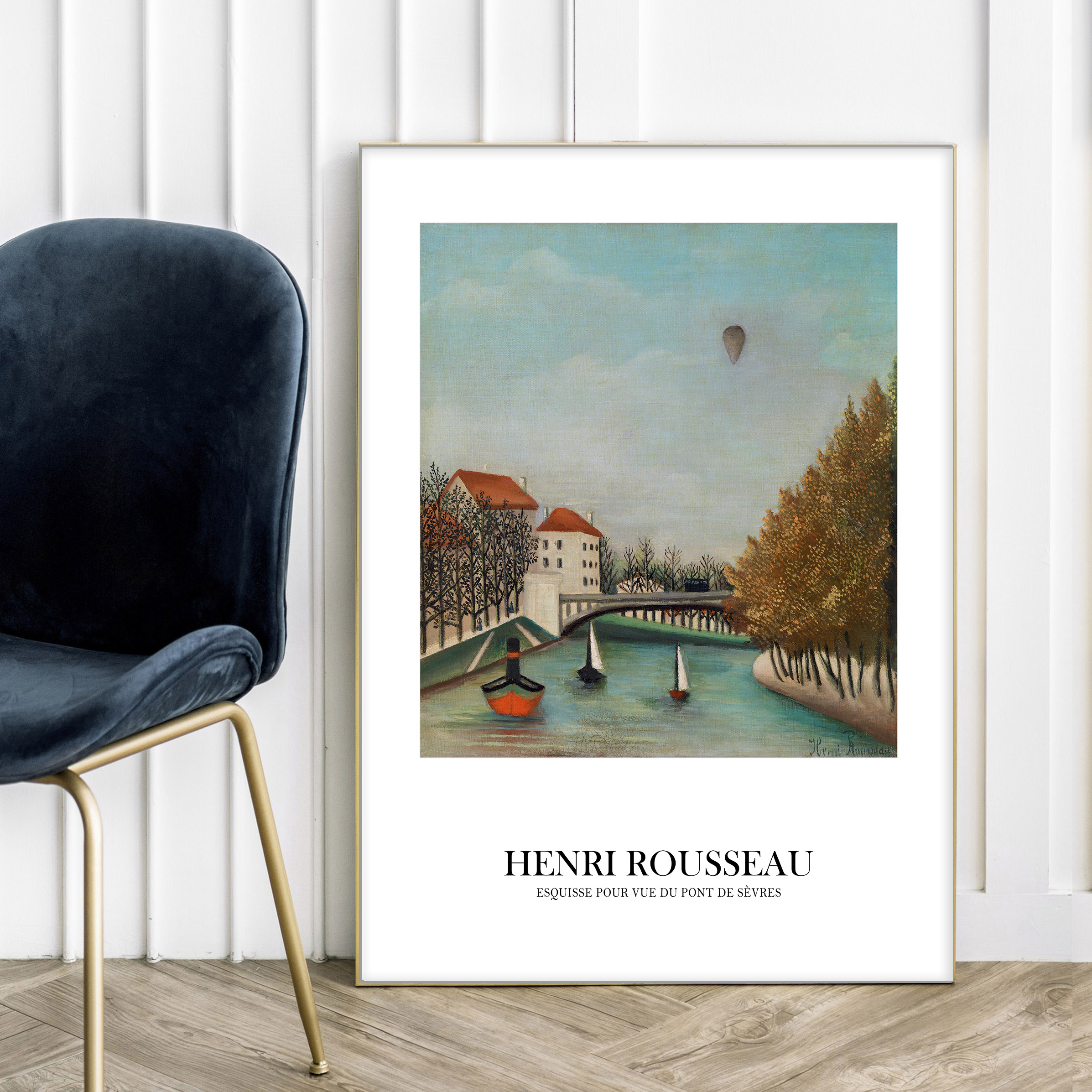 AFFICHE HENRI ROUSSEAU - Pont de Sèvres