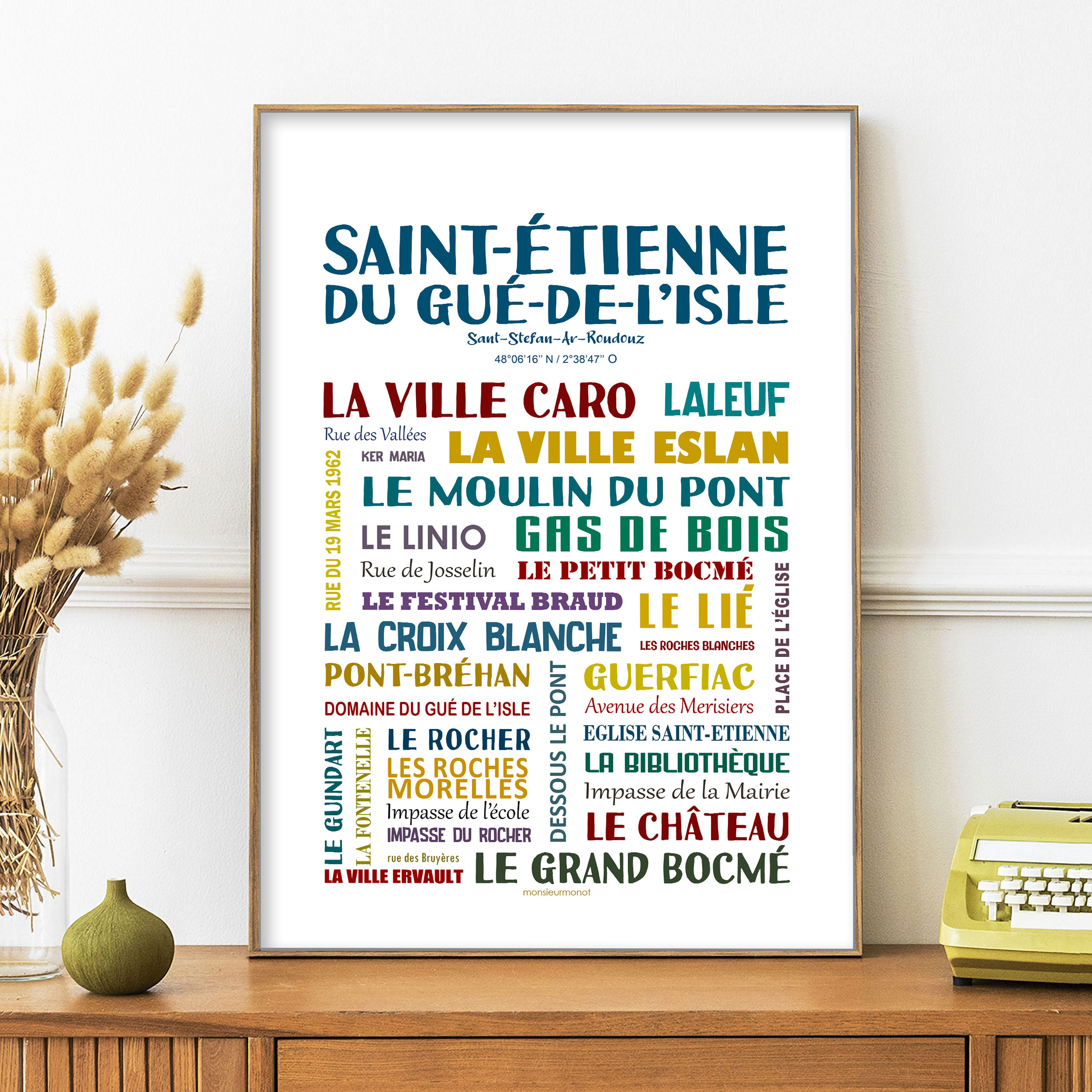 affiche Saint-Etienne du gué de lile