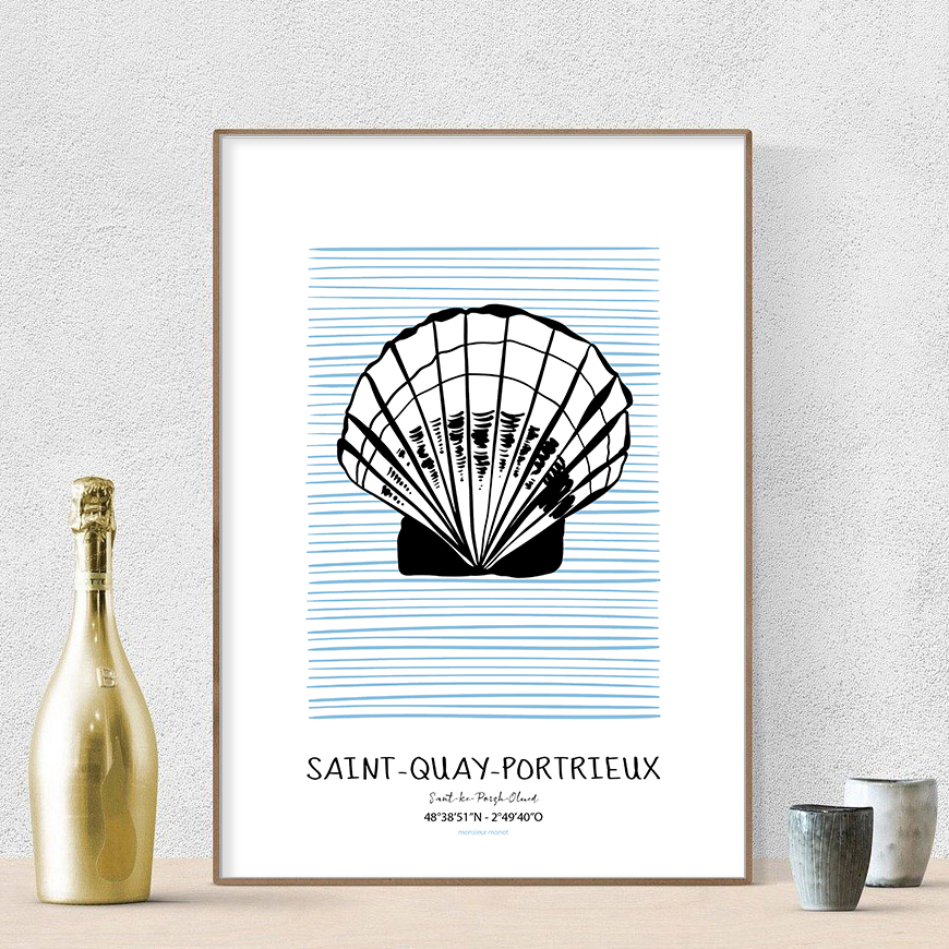 affiche Saint-Quay portrieux coquille 2
