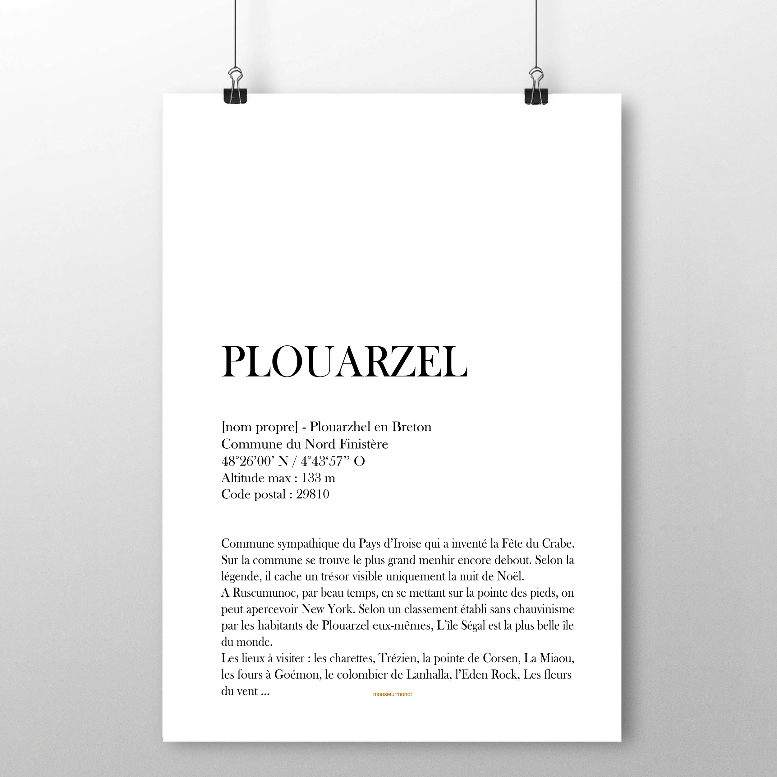 affiche plouarzel la definition 2