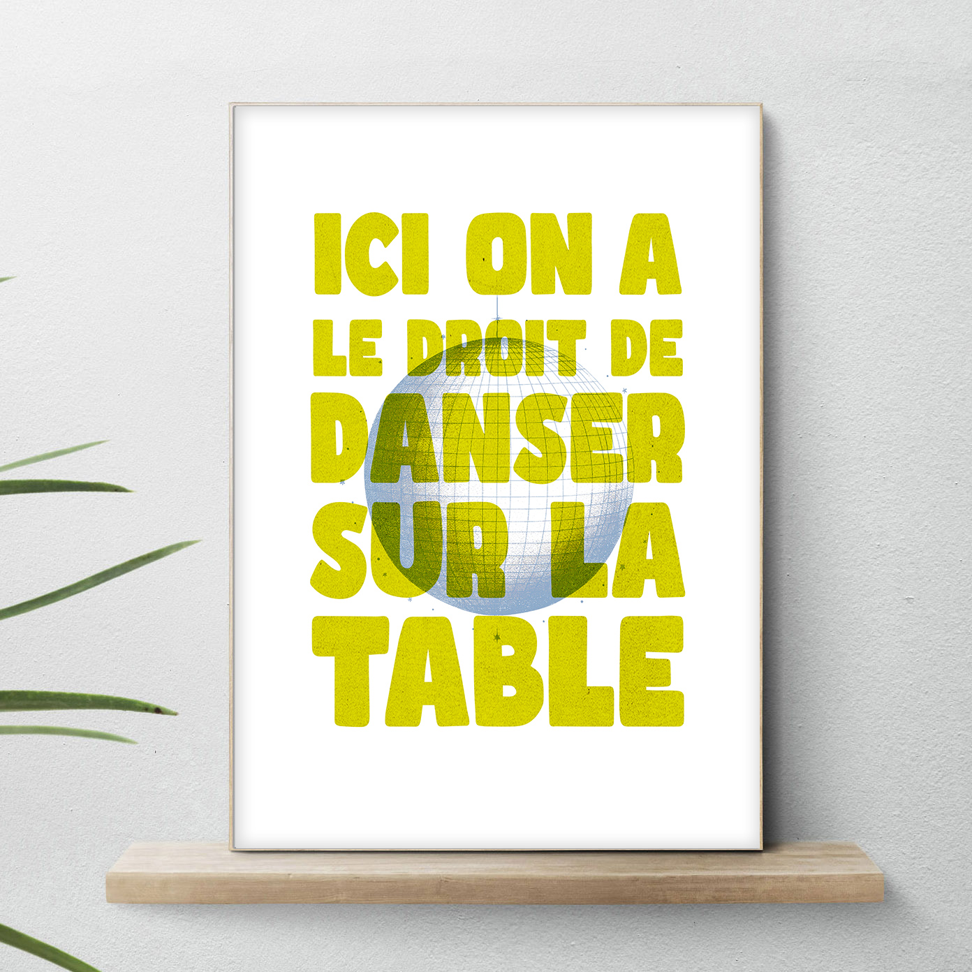 ici on a le droit de danser sur la table