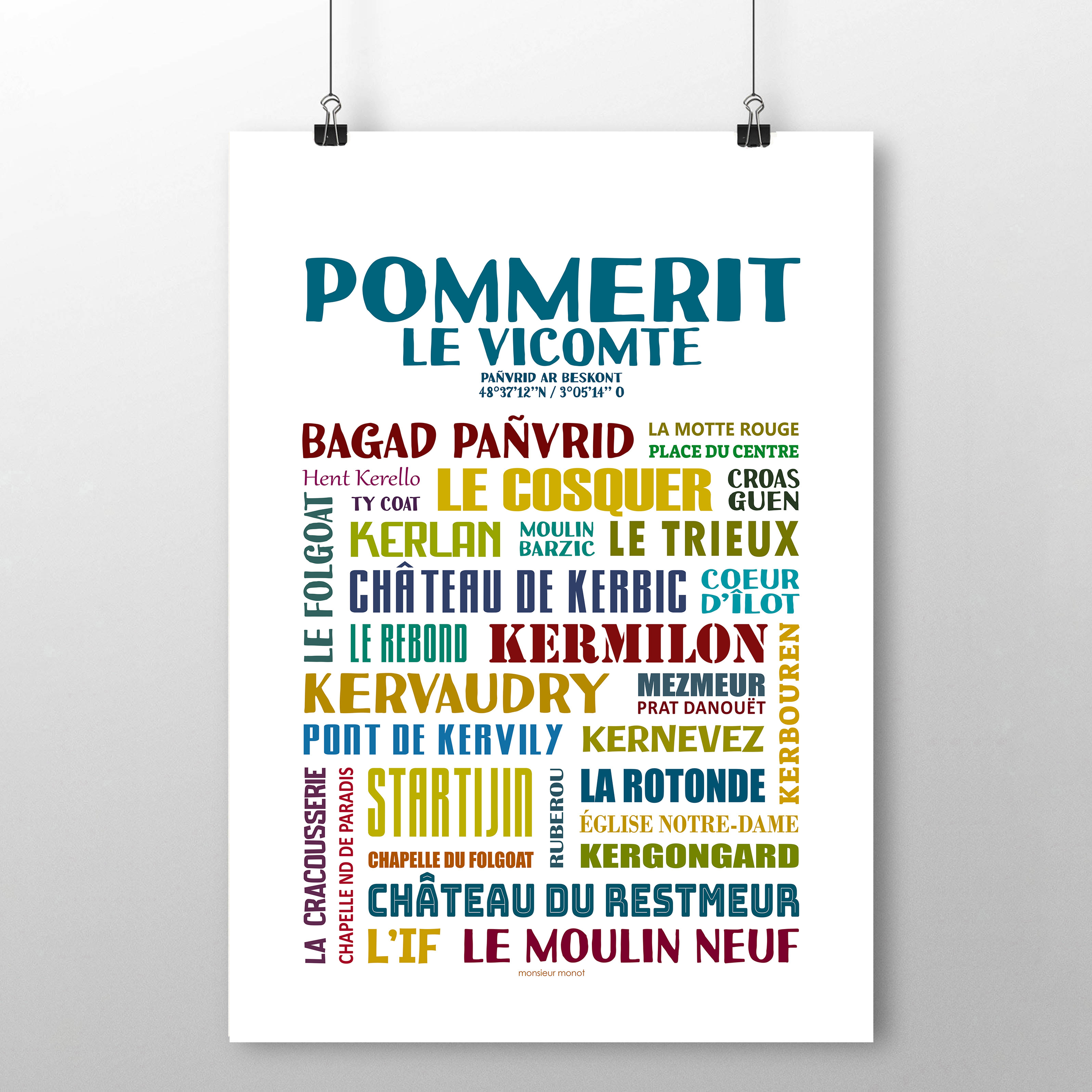 Affiche Pommerit Le vicomte 2