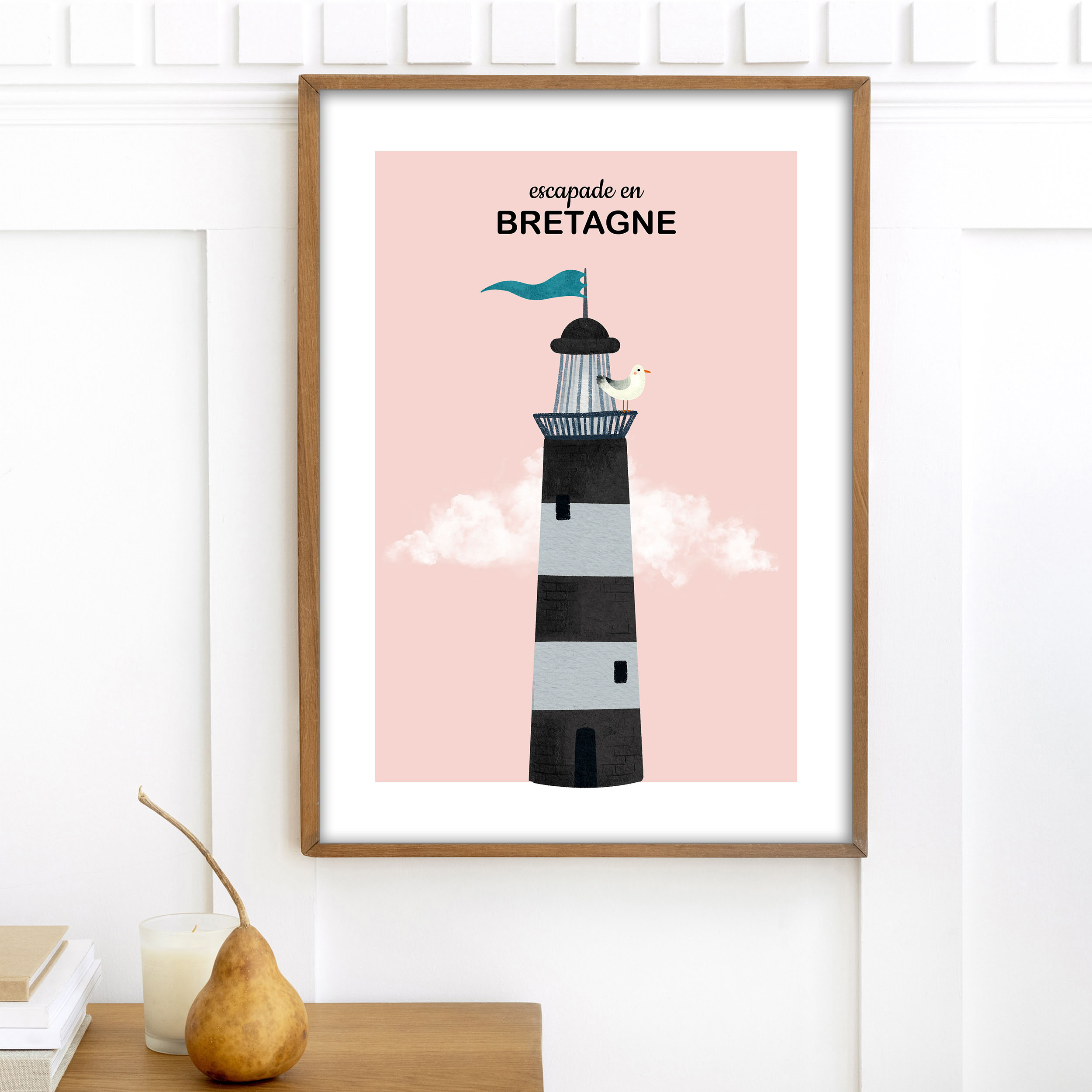 affiche Escapade en Bretagne