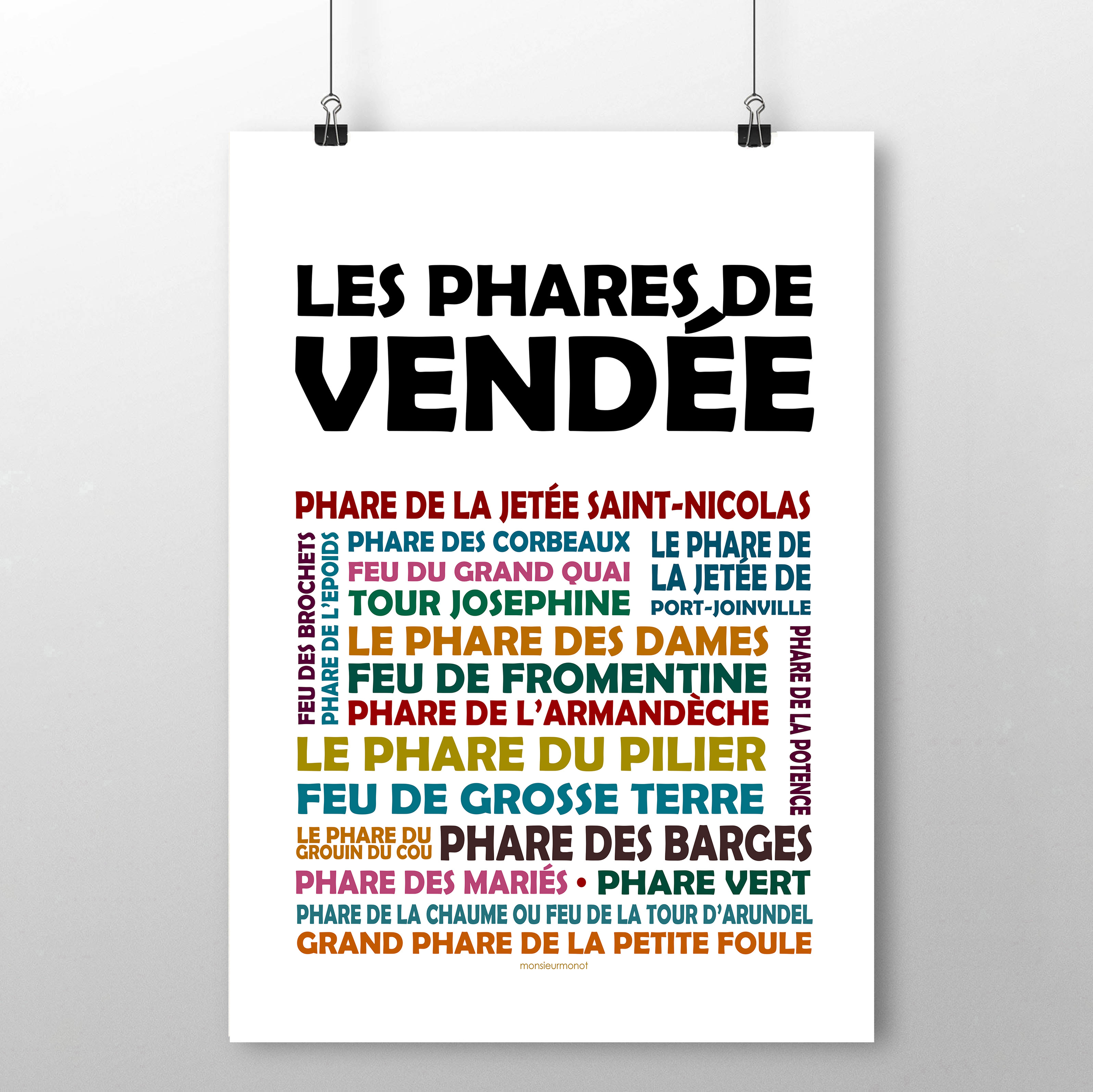 affiche Les Phares de Vendée 2