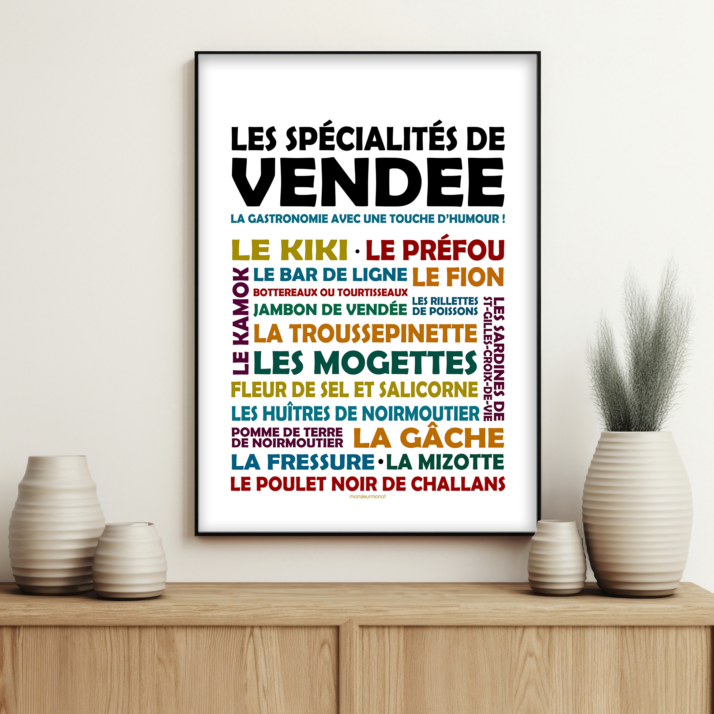 affiche les spécialités de Vendée