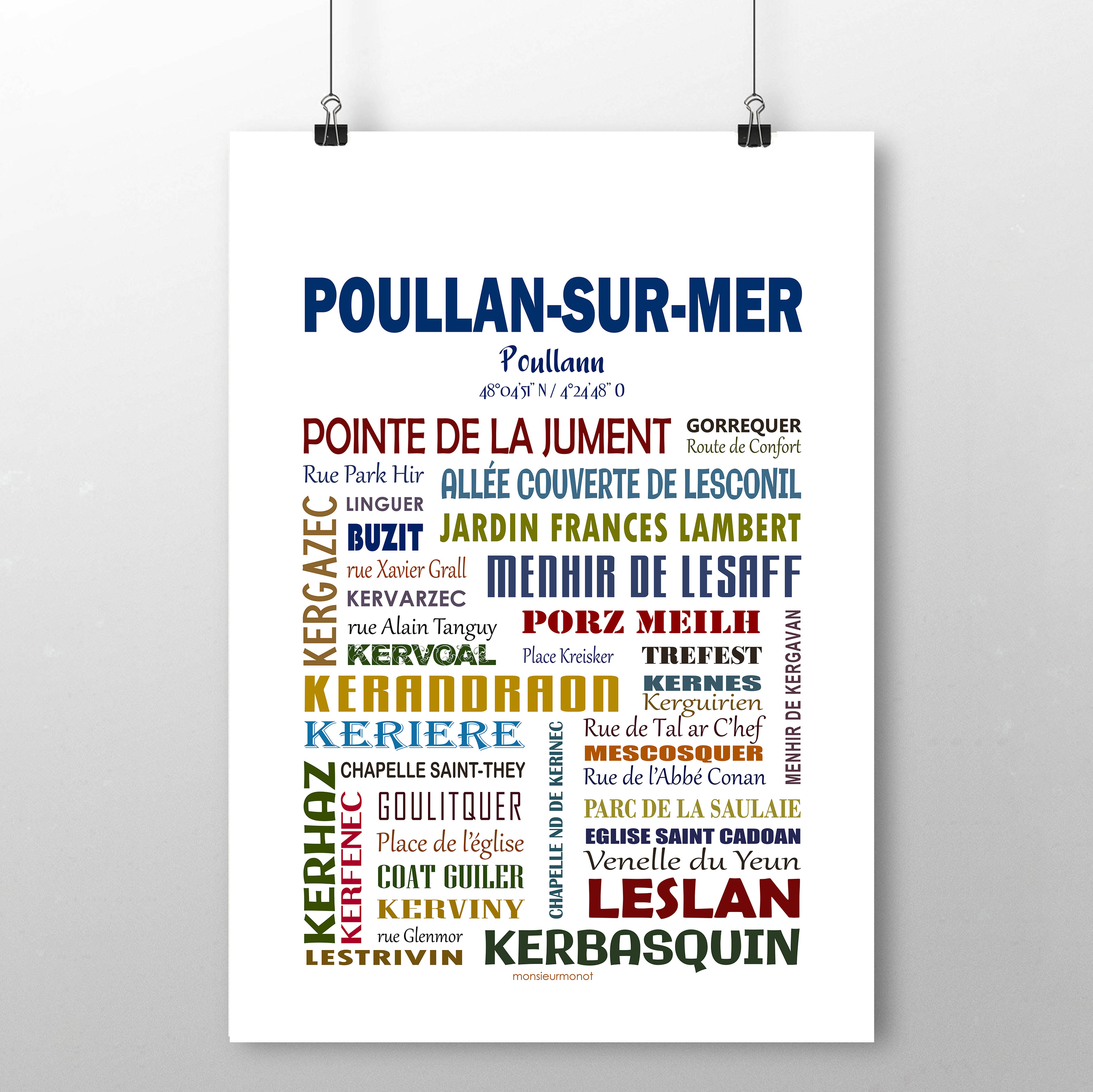 affiche poullan Sur Mer 2