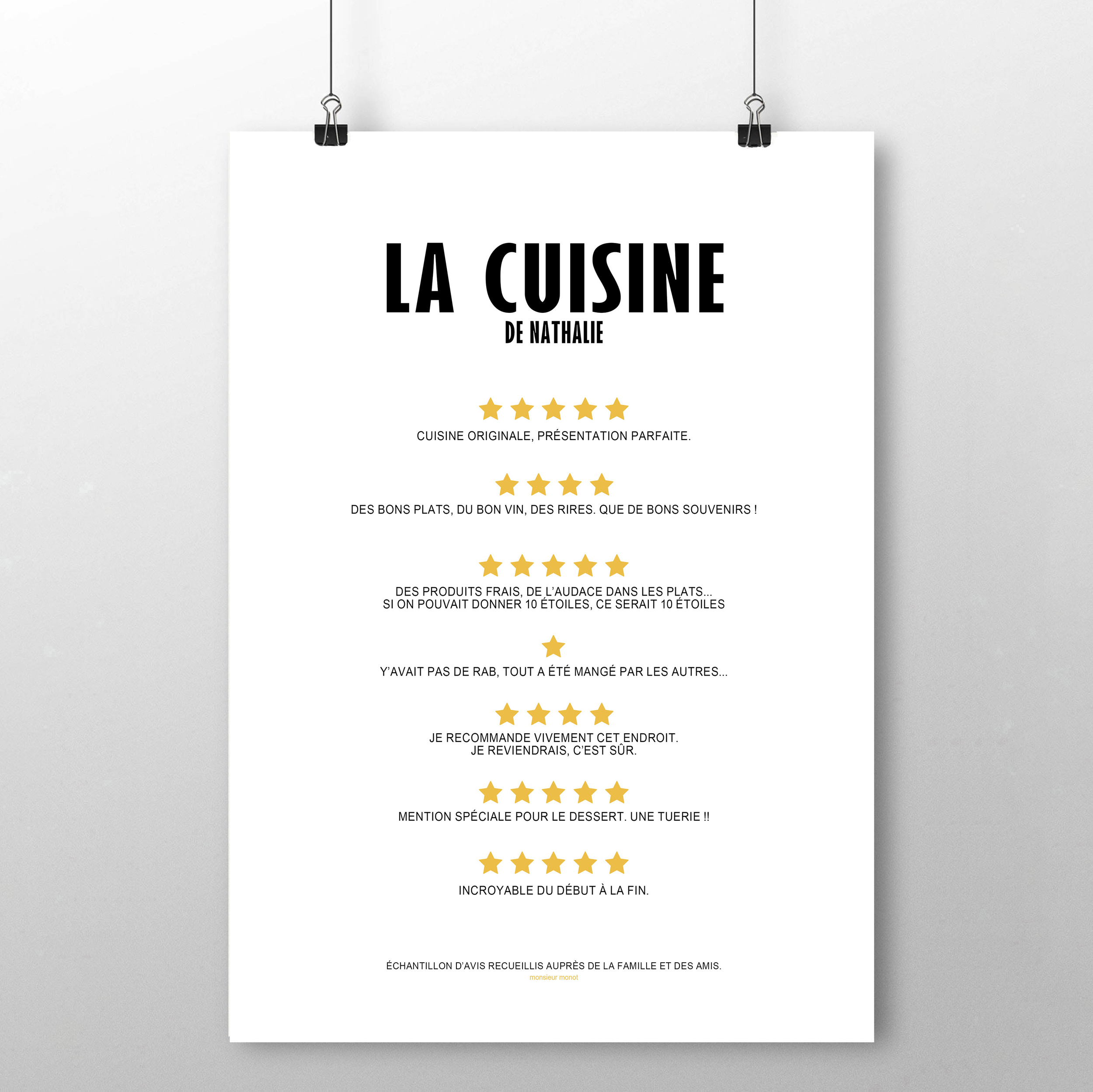affiche avis cuisine 3 avec prénom