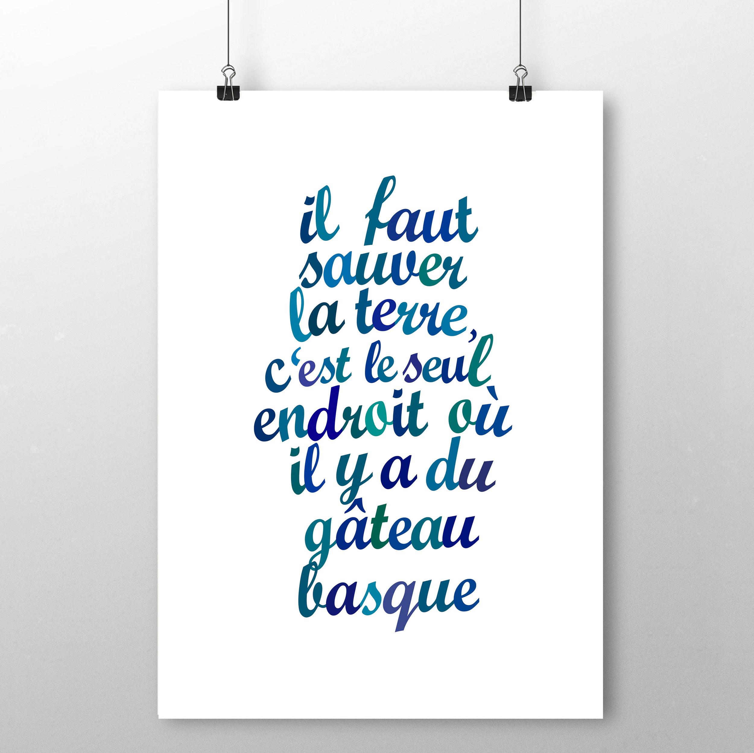 affiche Il faut sauver gateau basque 2
