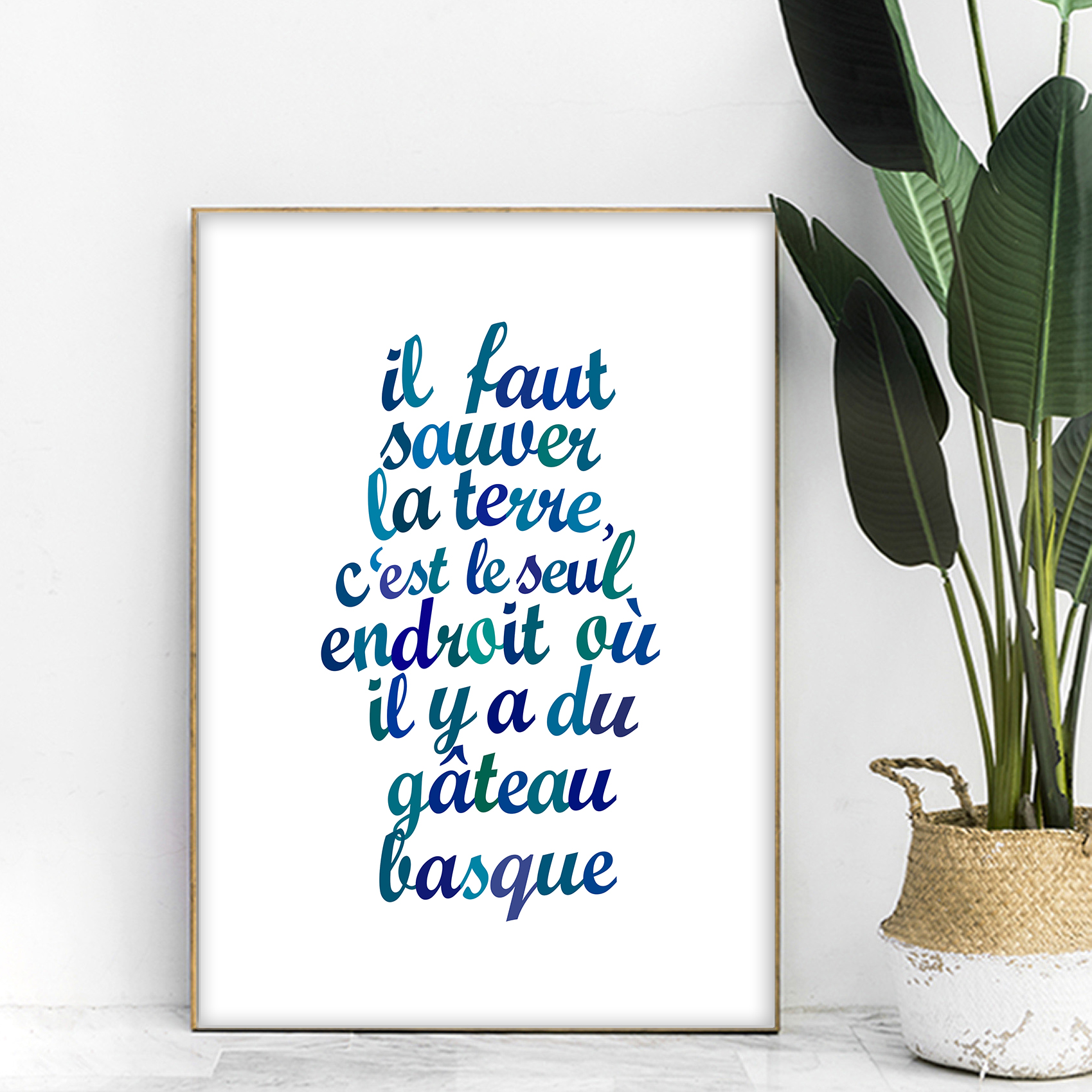 affiche Il faut sauver gateau basque