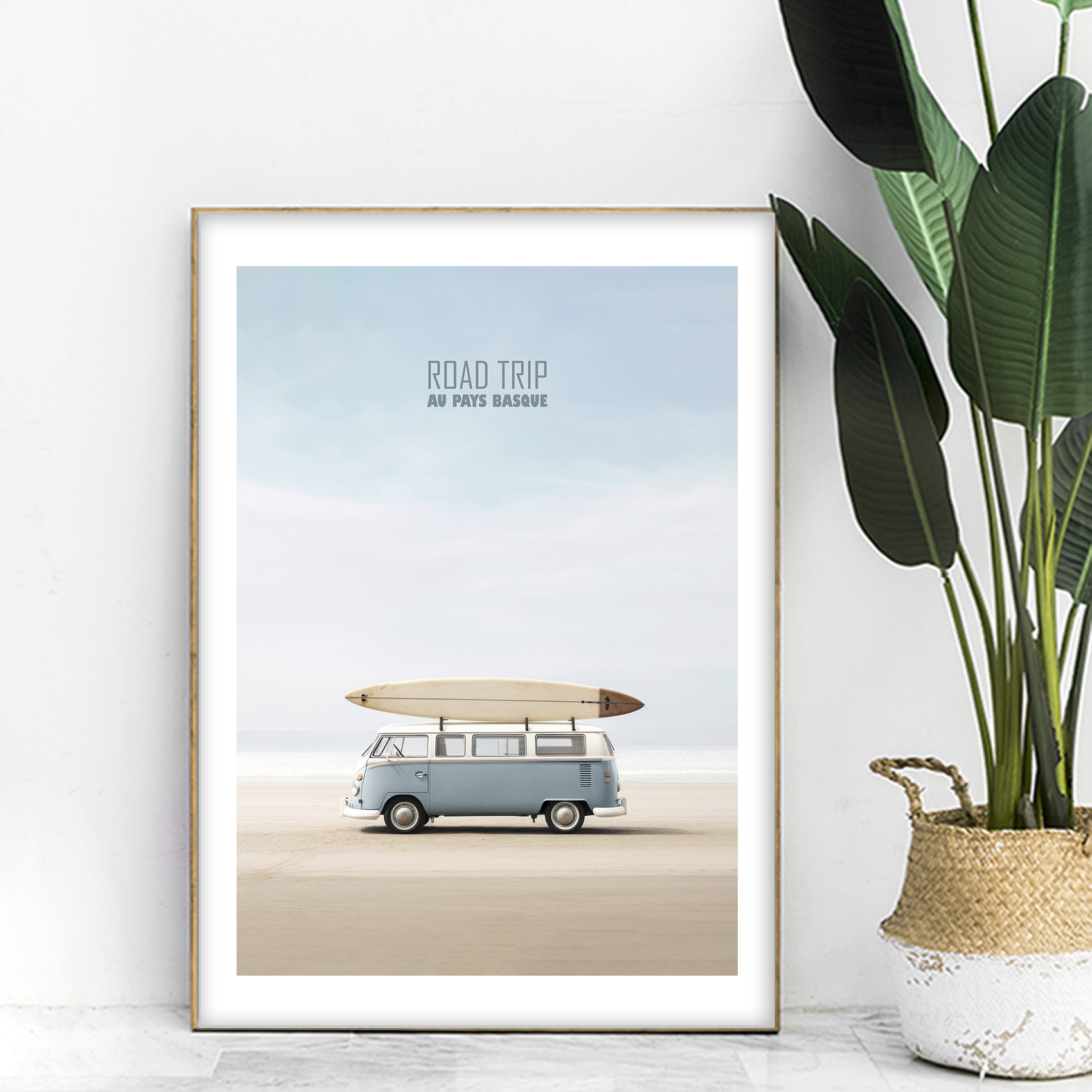 affiche Road Trip Pays basque
