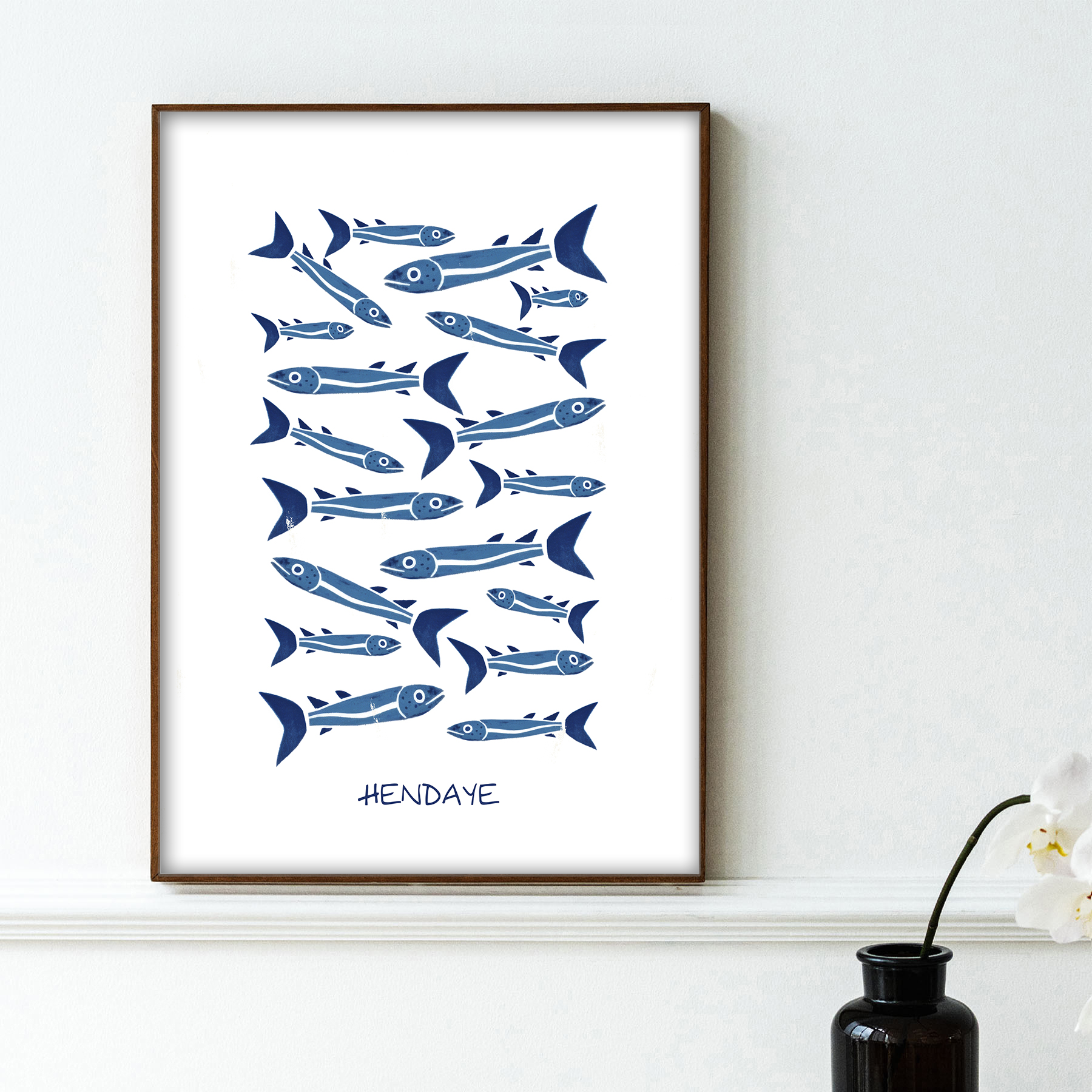 affiche Les petits poissons Hendaye