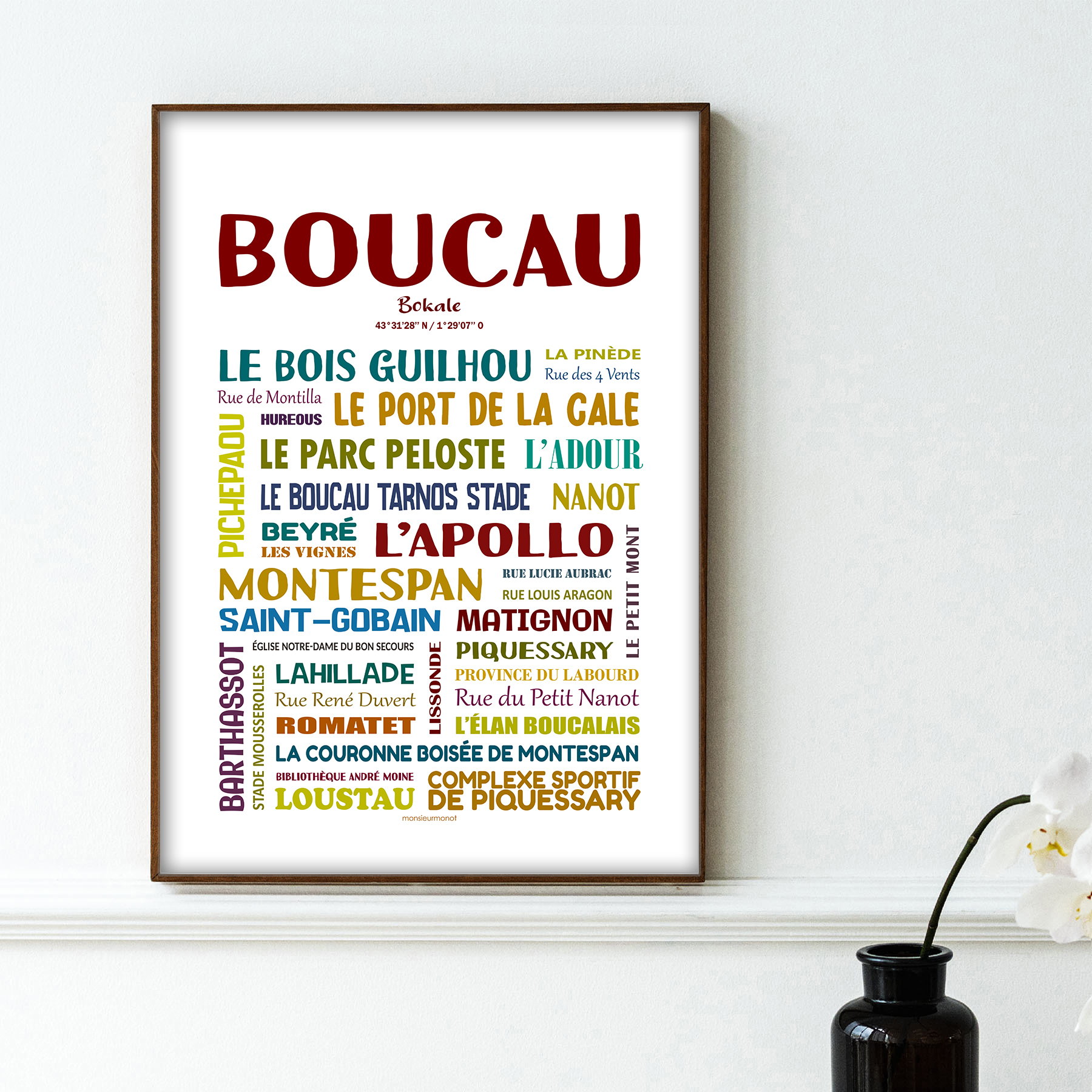 affiche Boucau Les Quartiers