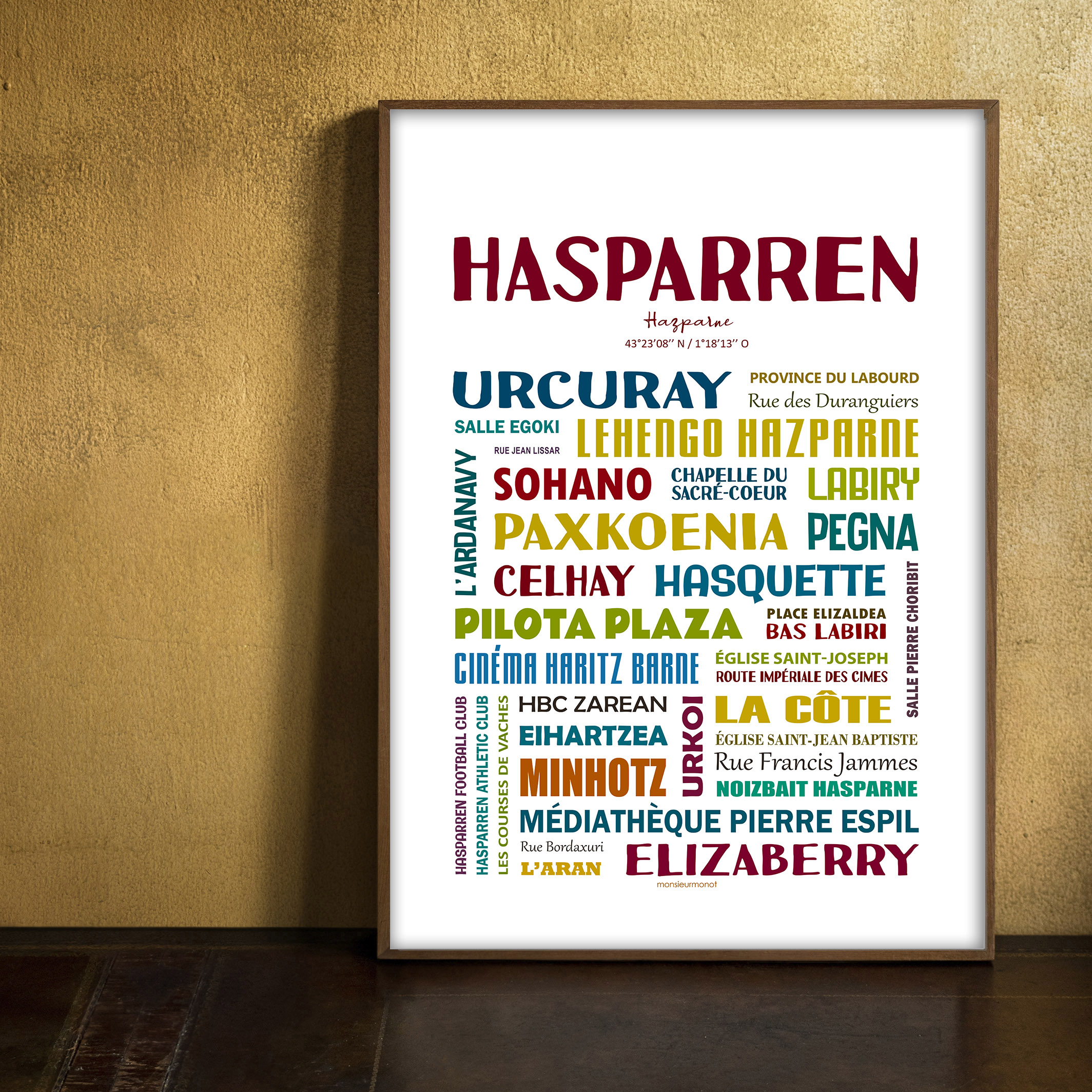 affiche de Hasparren Les Quartiers