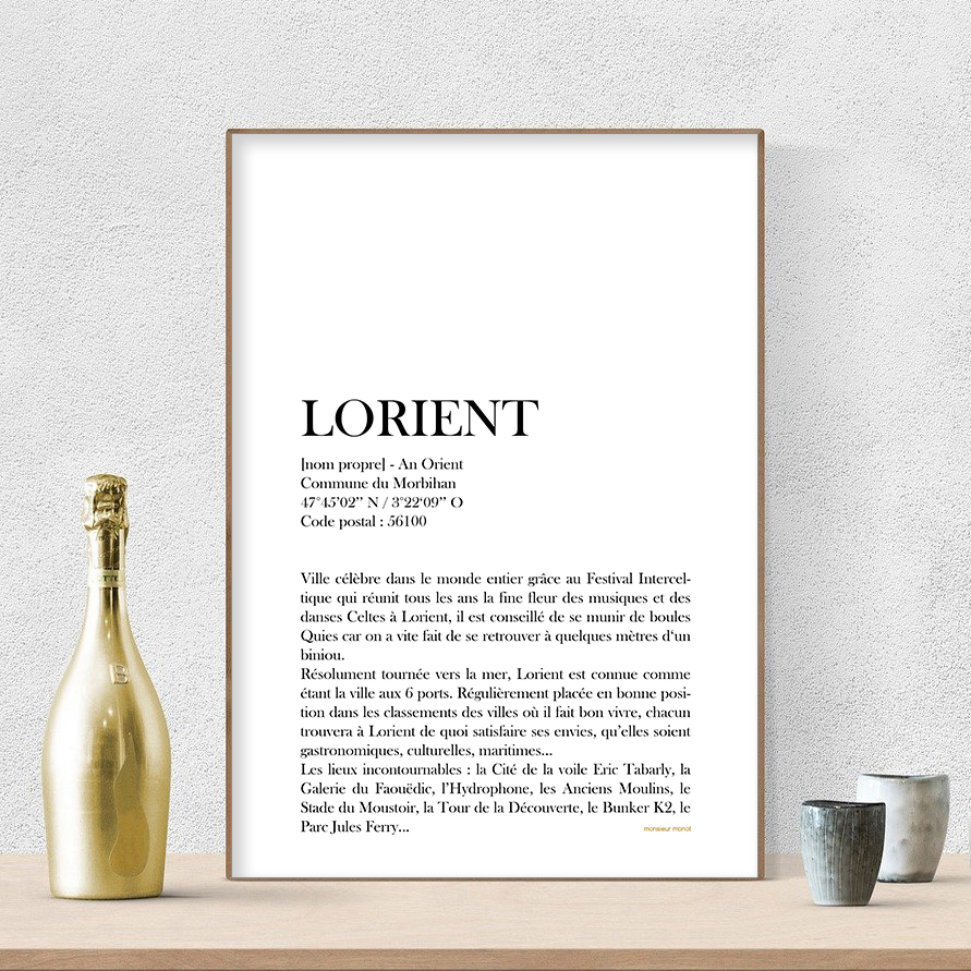 affiche Lorient définition