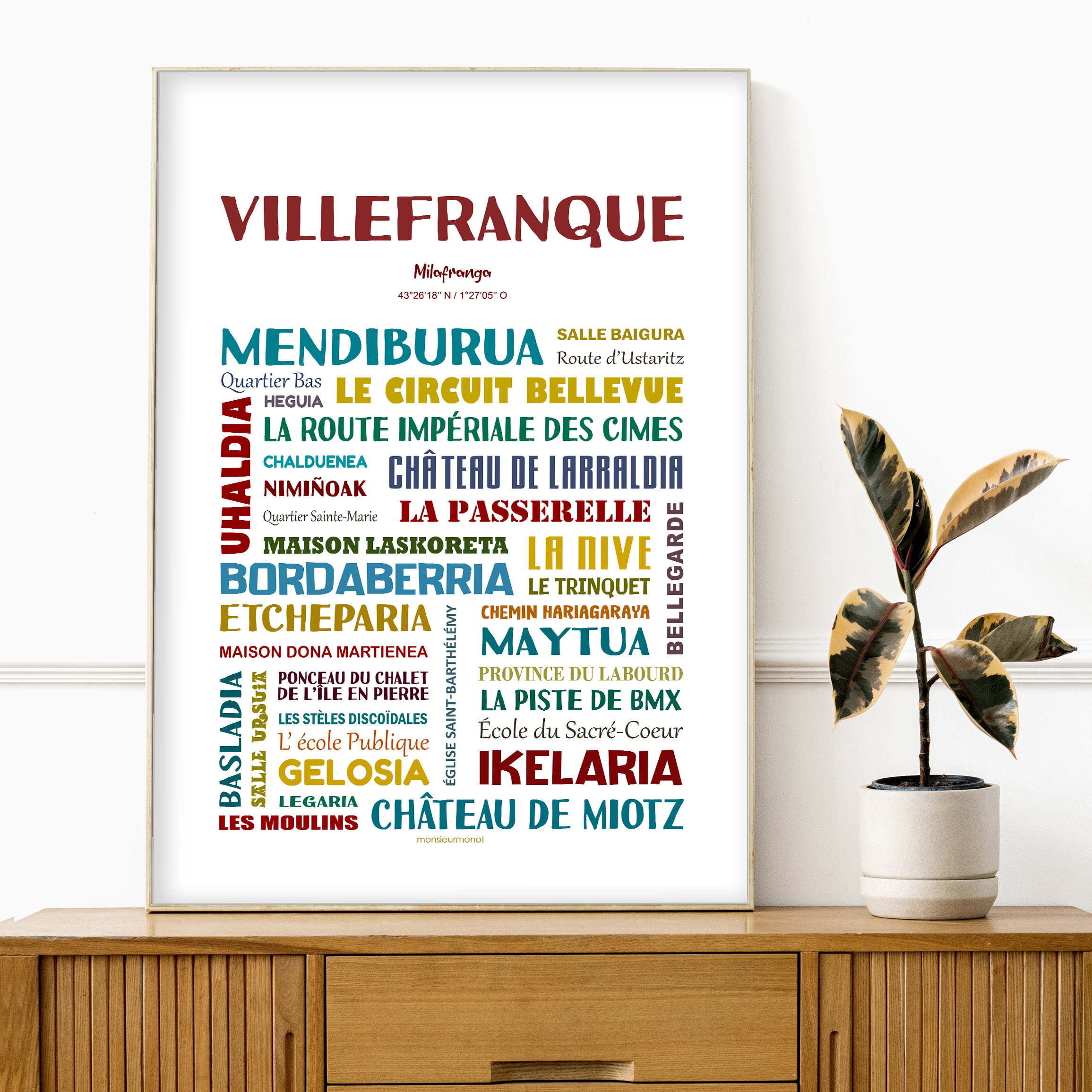 affiche  de Villefranque