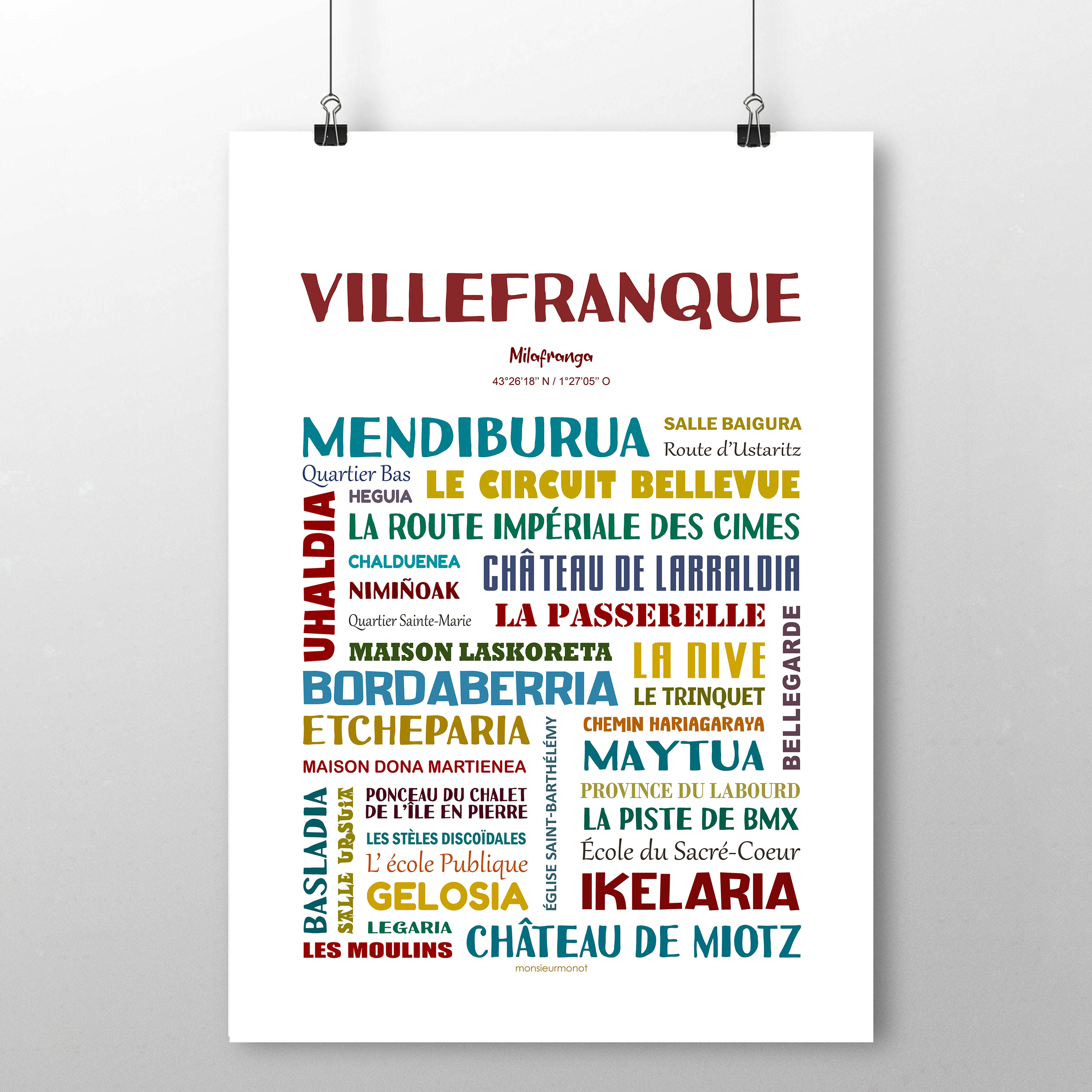 affiche de villefranque