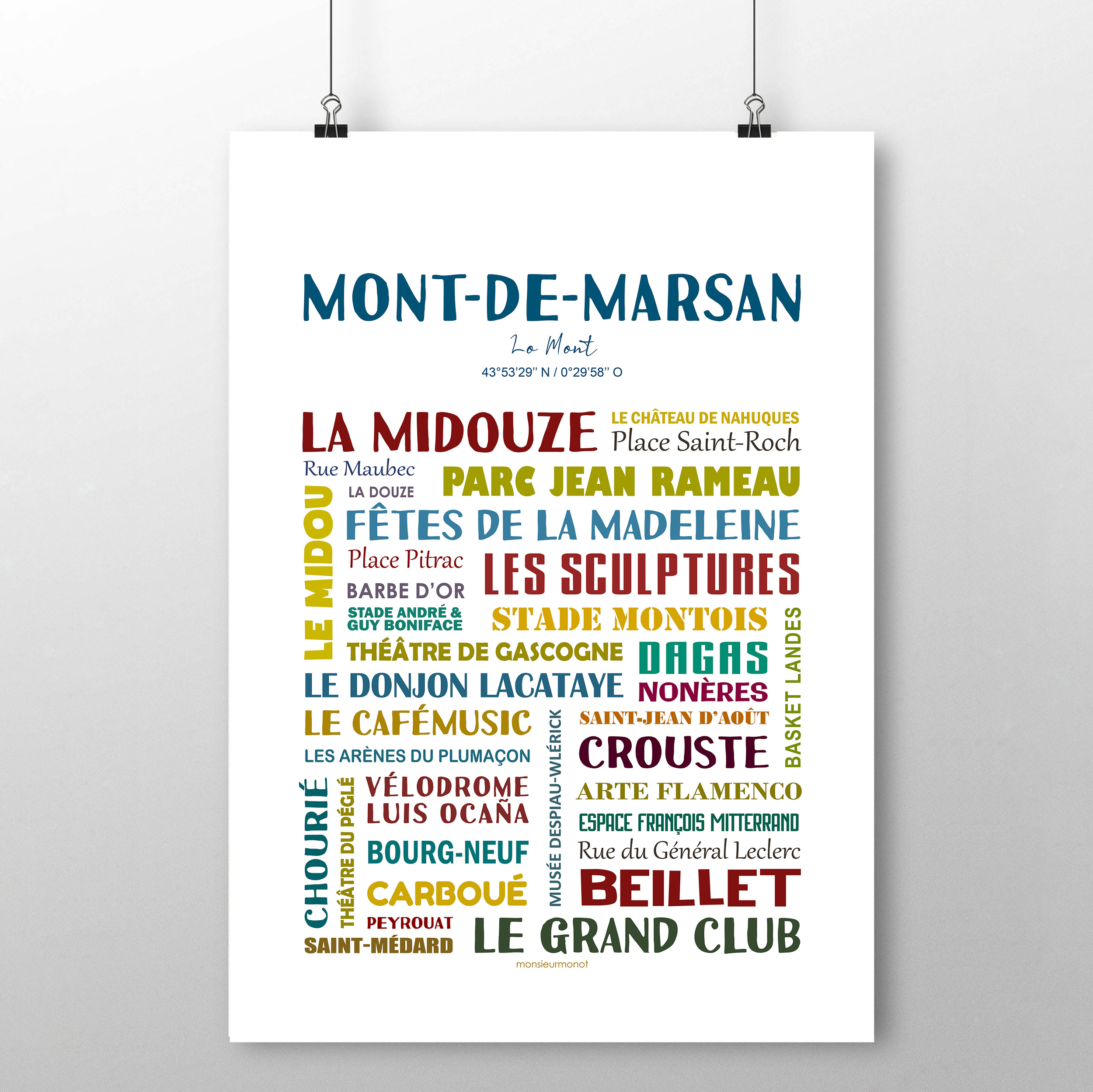 Affiche de Mont de Marsan 2