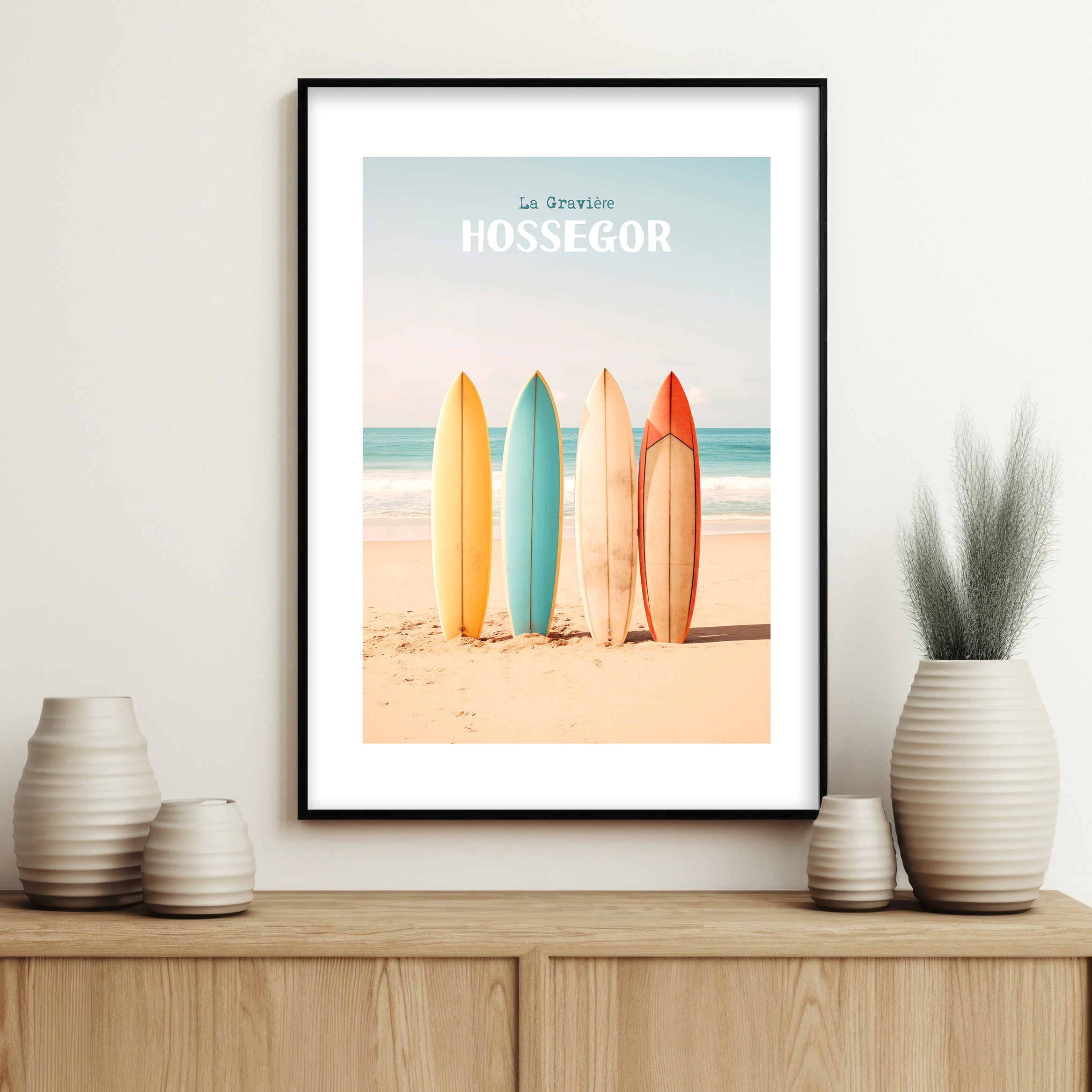 Affiche Hossegor Surf