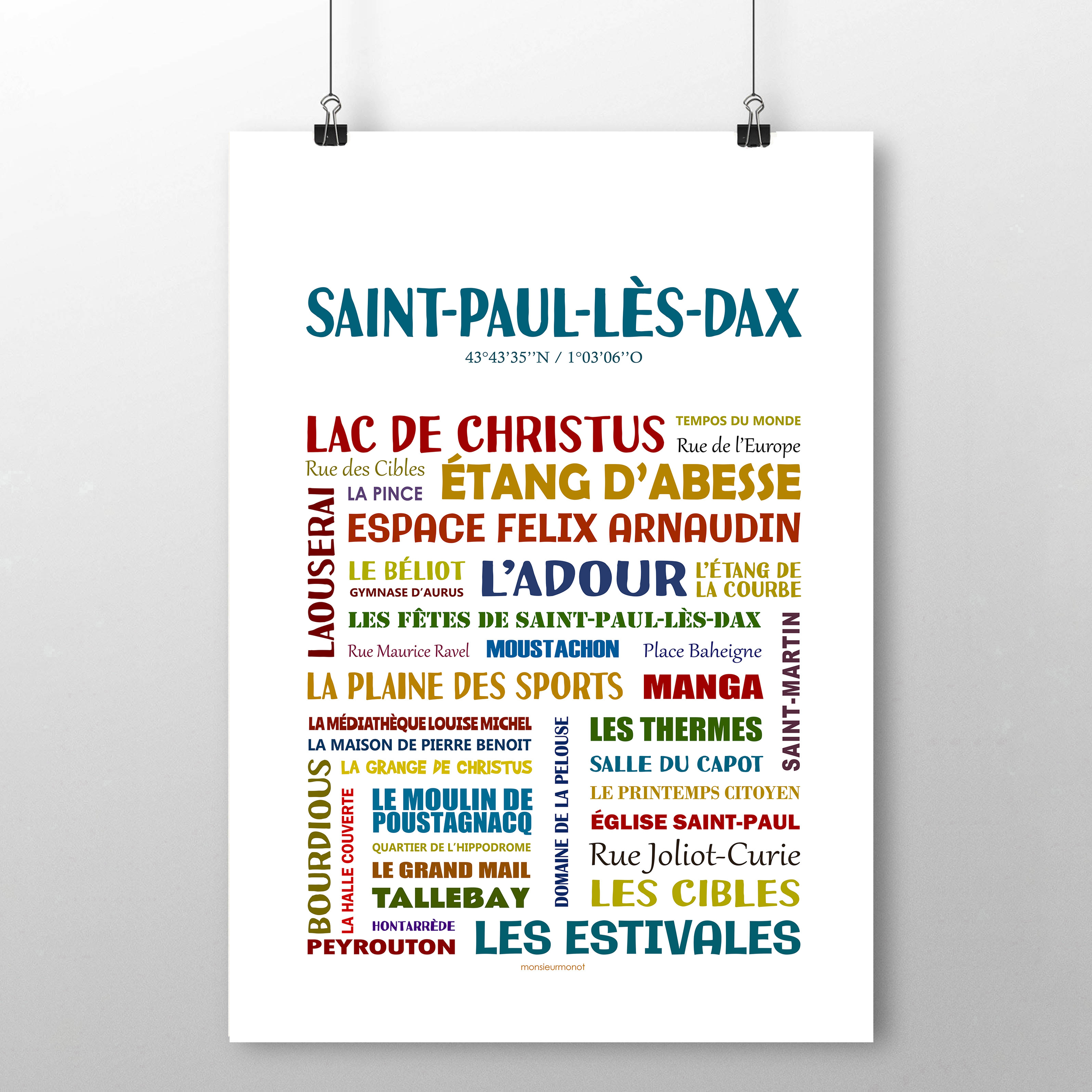 affiche Saint paul les dax