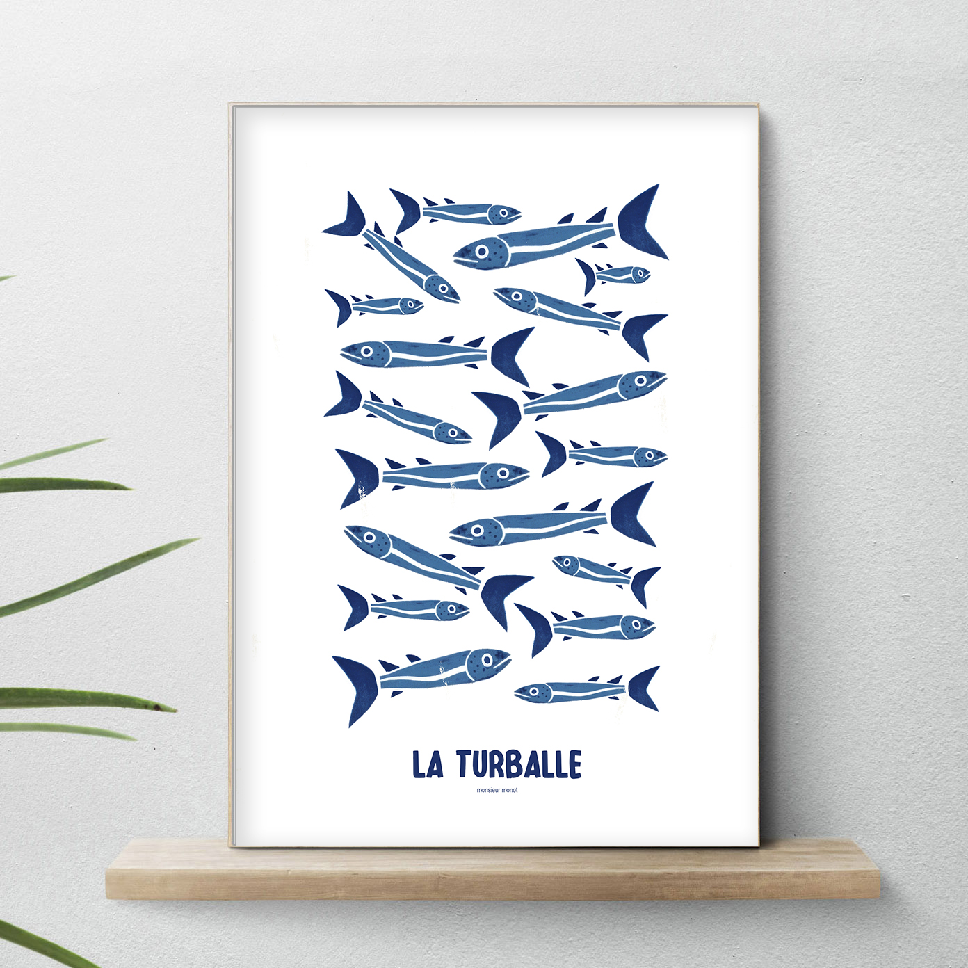 affiche La Turballe les poissons
