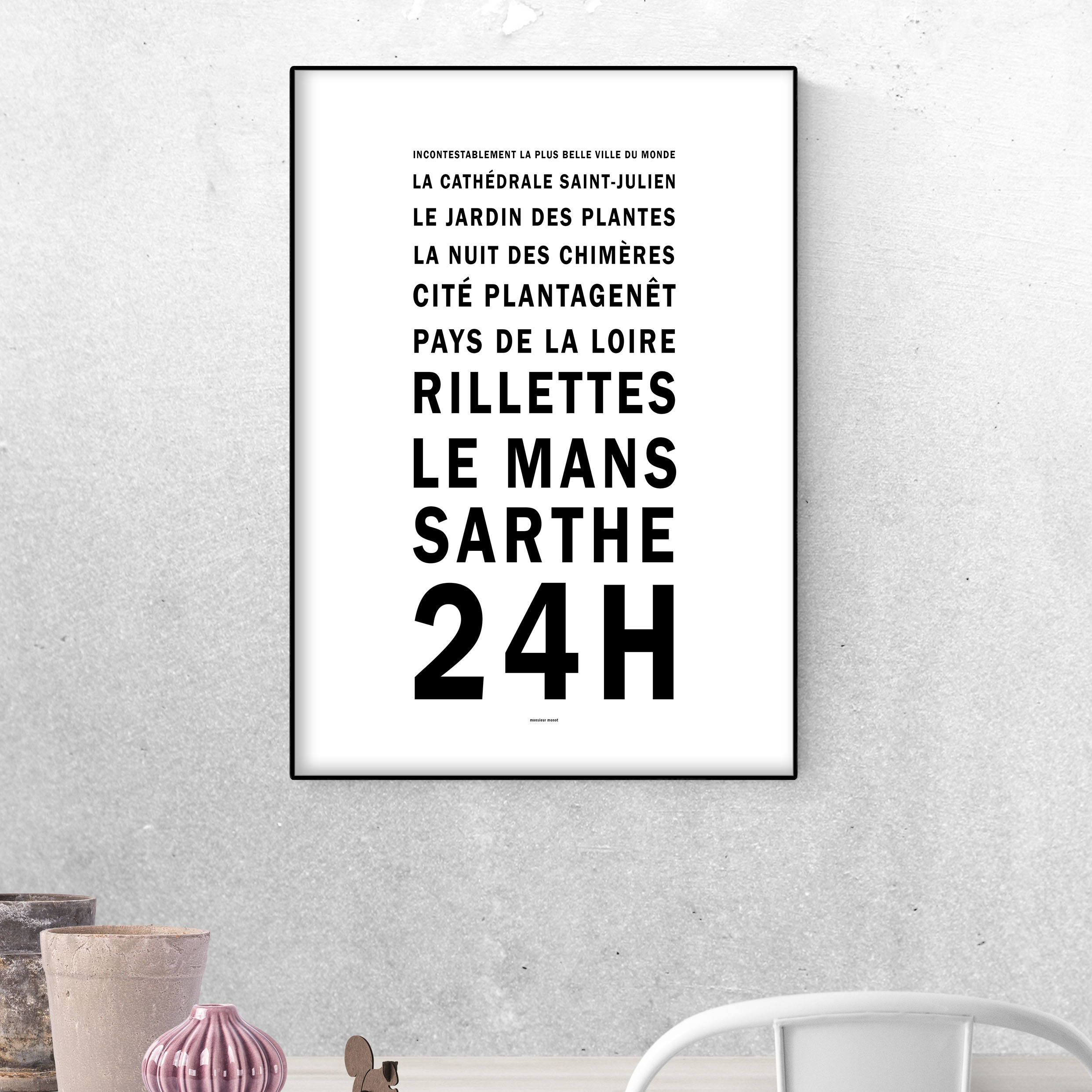 affiche opticien Le mans
