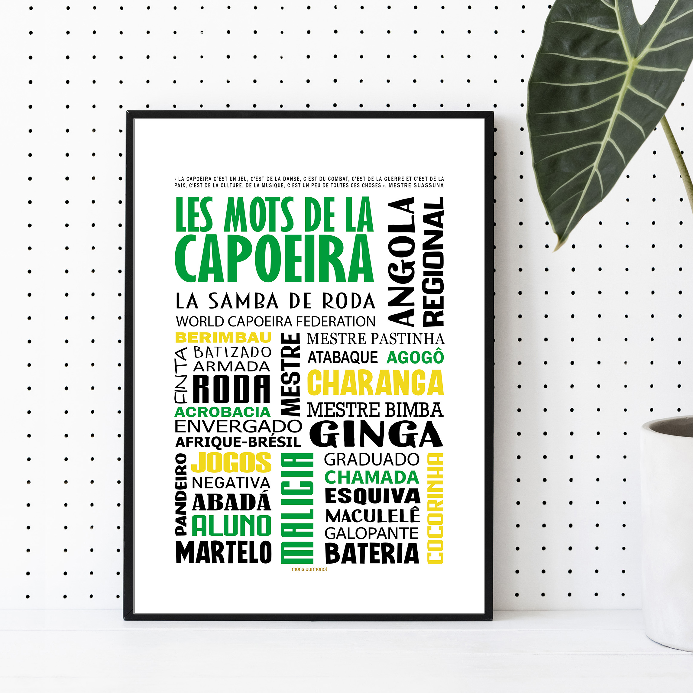 affiche la capoeira