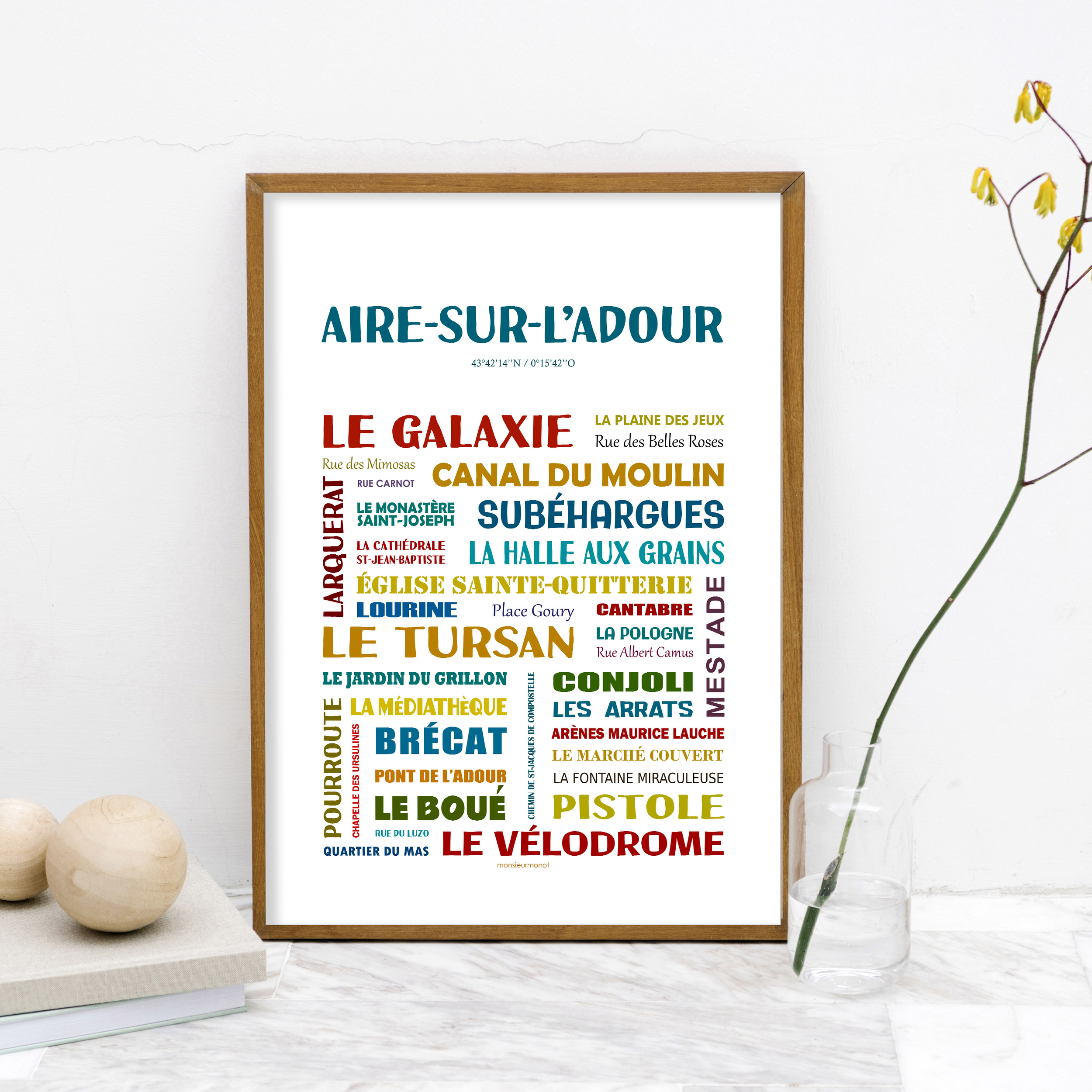 Affiche Aire sur lAdour