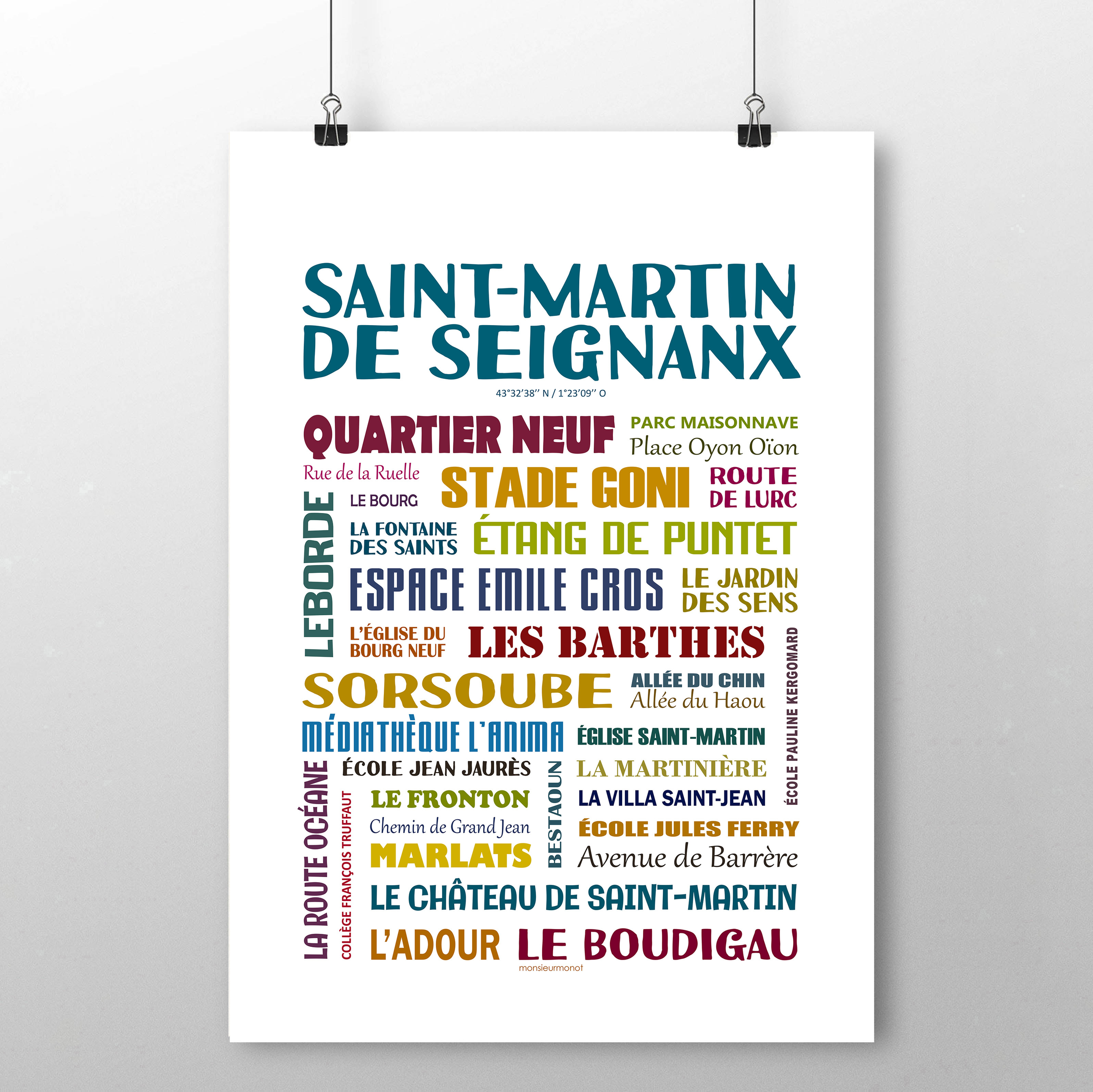 affiche Saint Martin de Seignanx 2