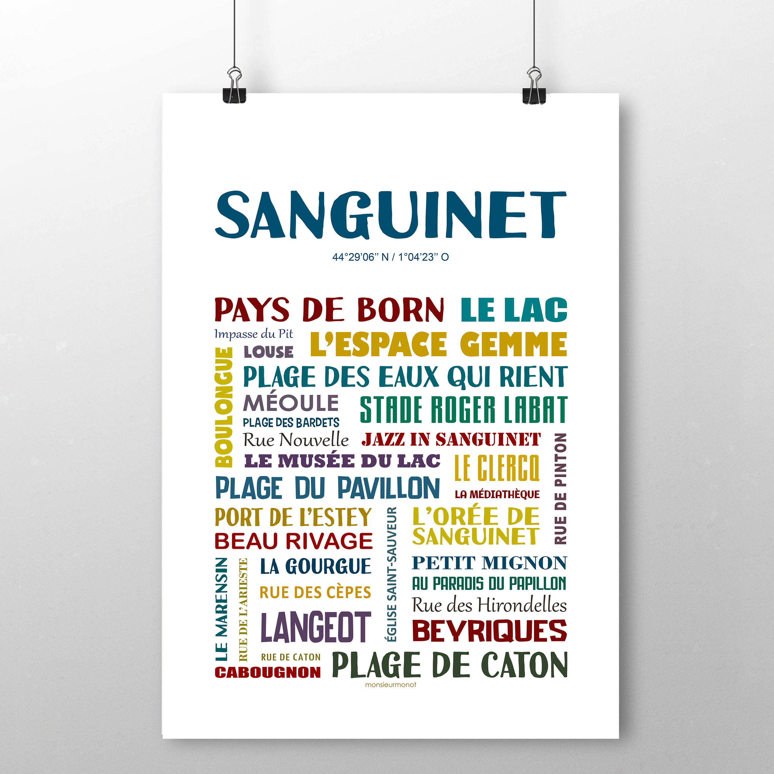 affiche de Sanguinet