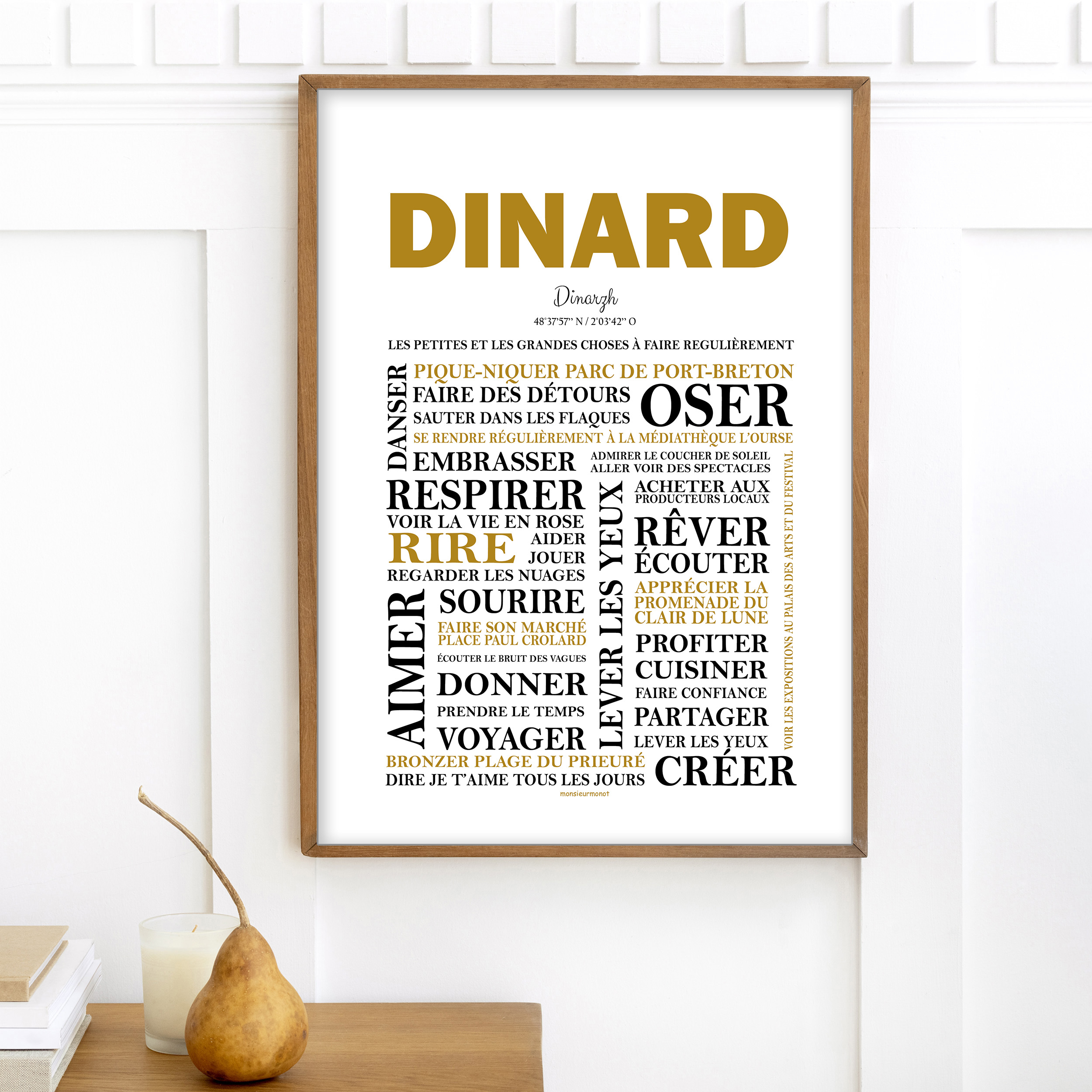 affiche Dinard choses a faire