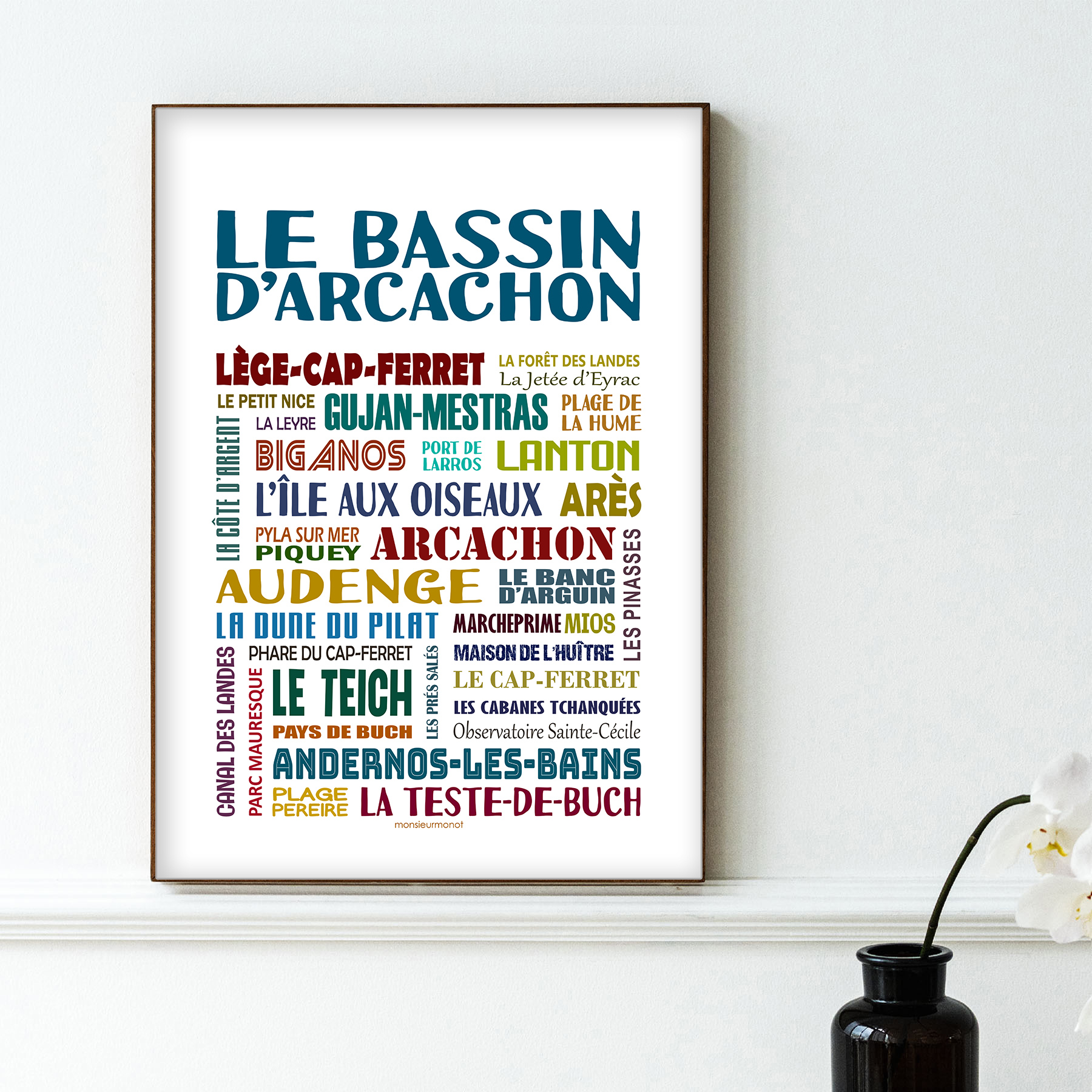 affiche du Bassin dArcachon
