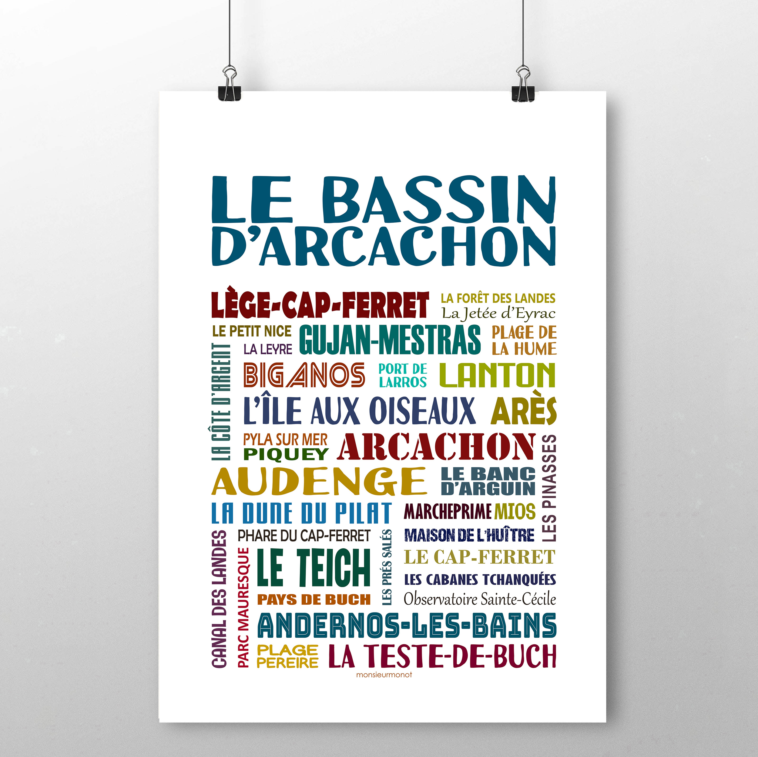 affiche du Bassin dArcachon 2
