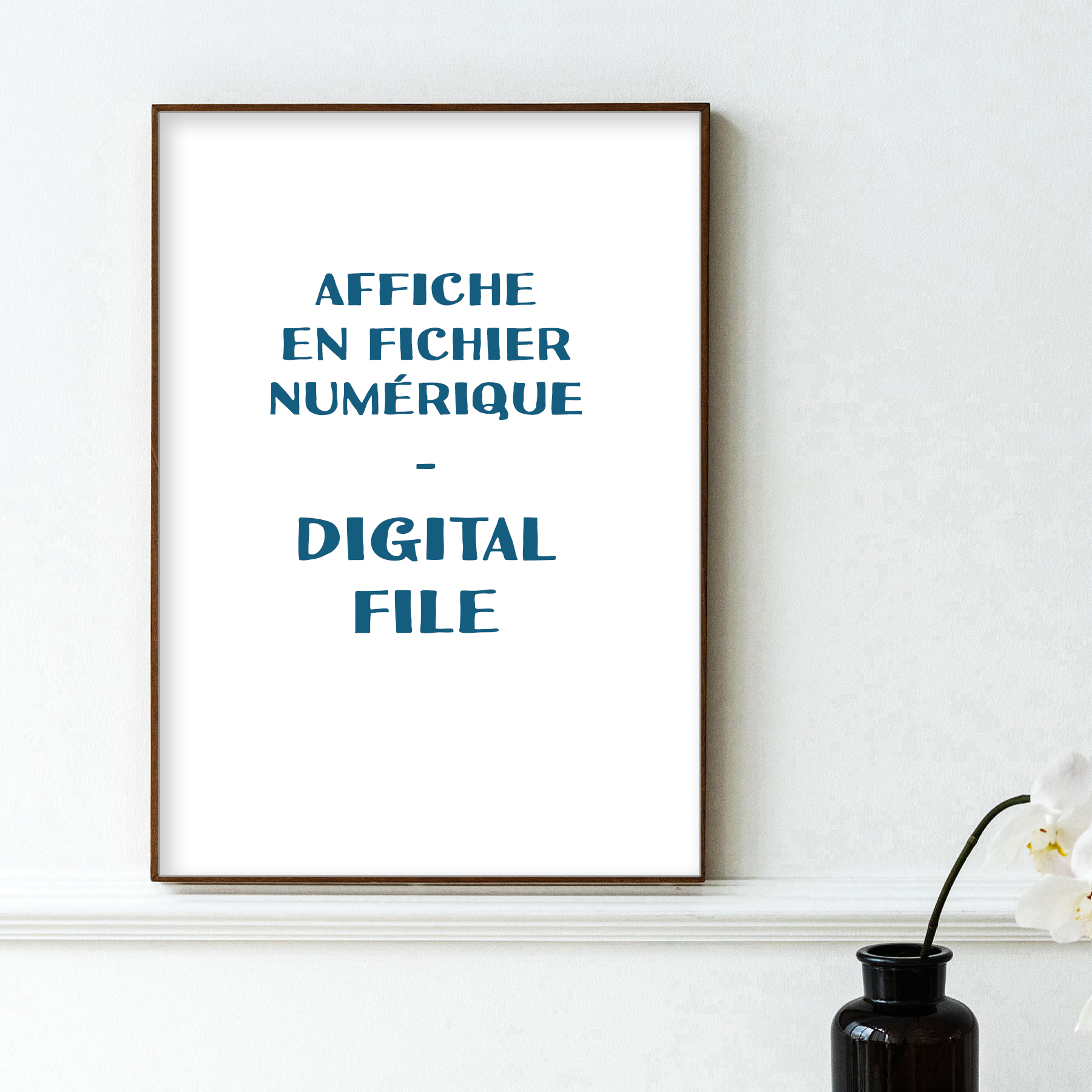 affiche fichier numérique