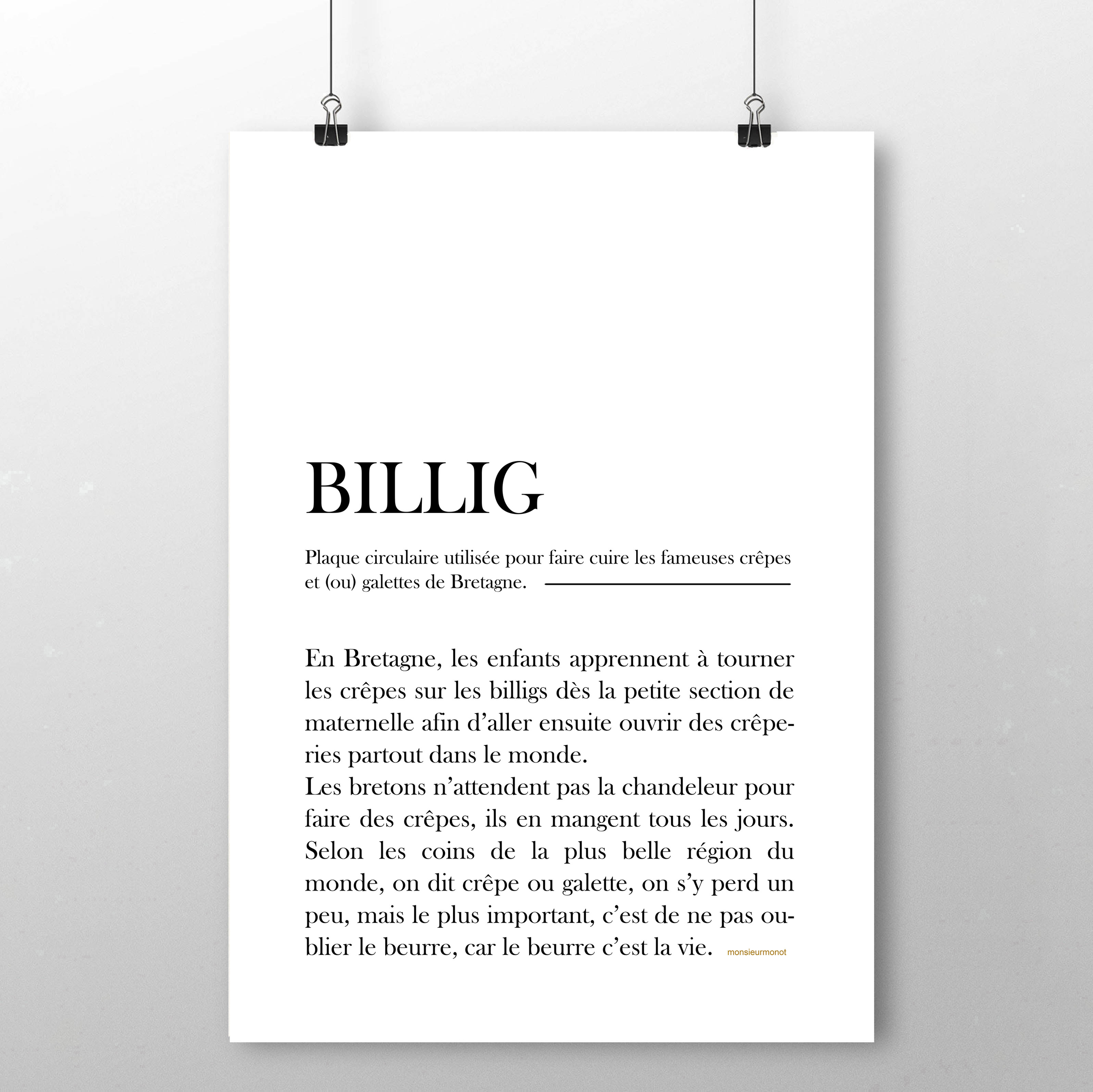 affiche Billig 2