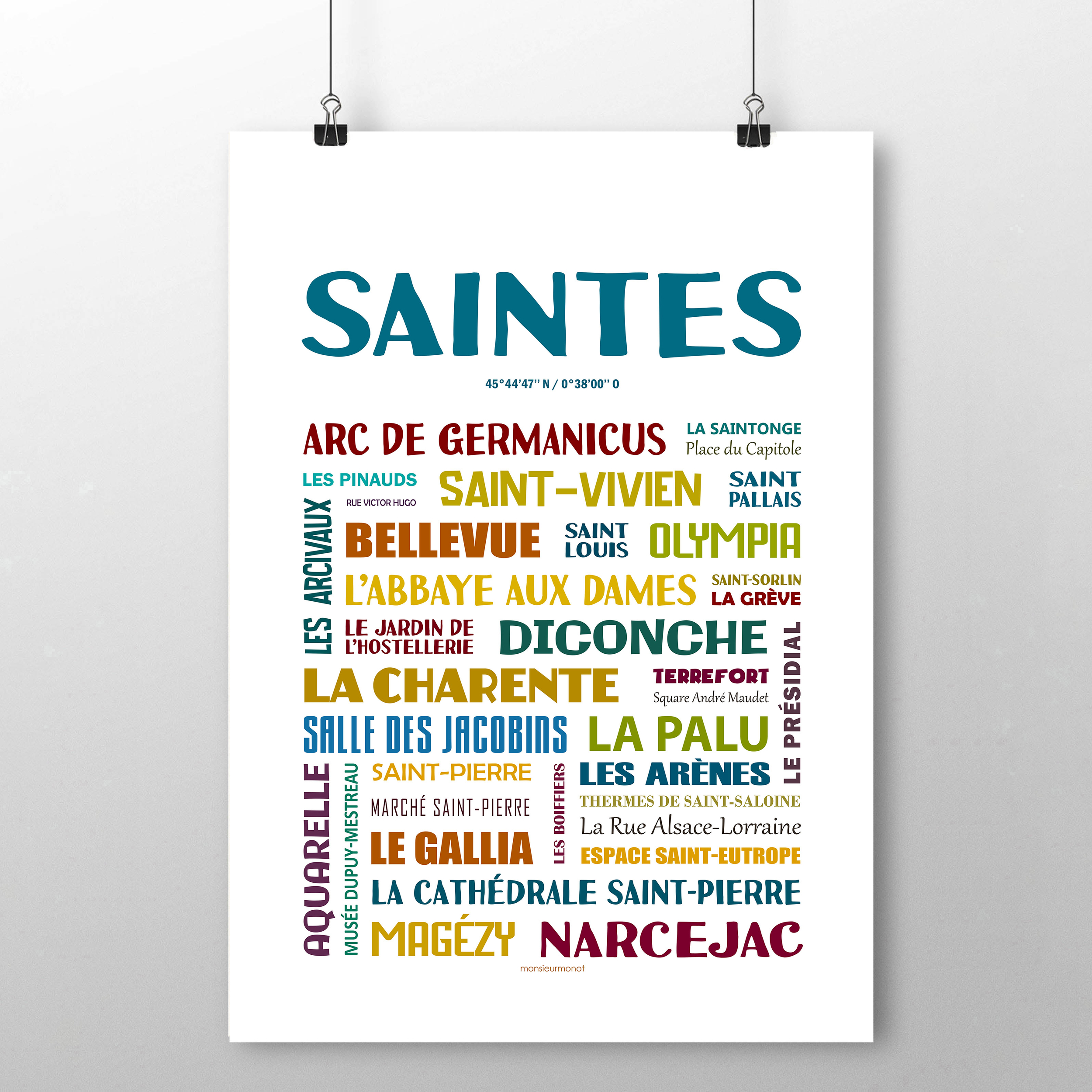 Affiche Saintes 2