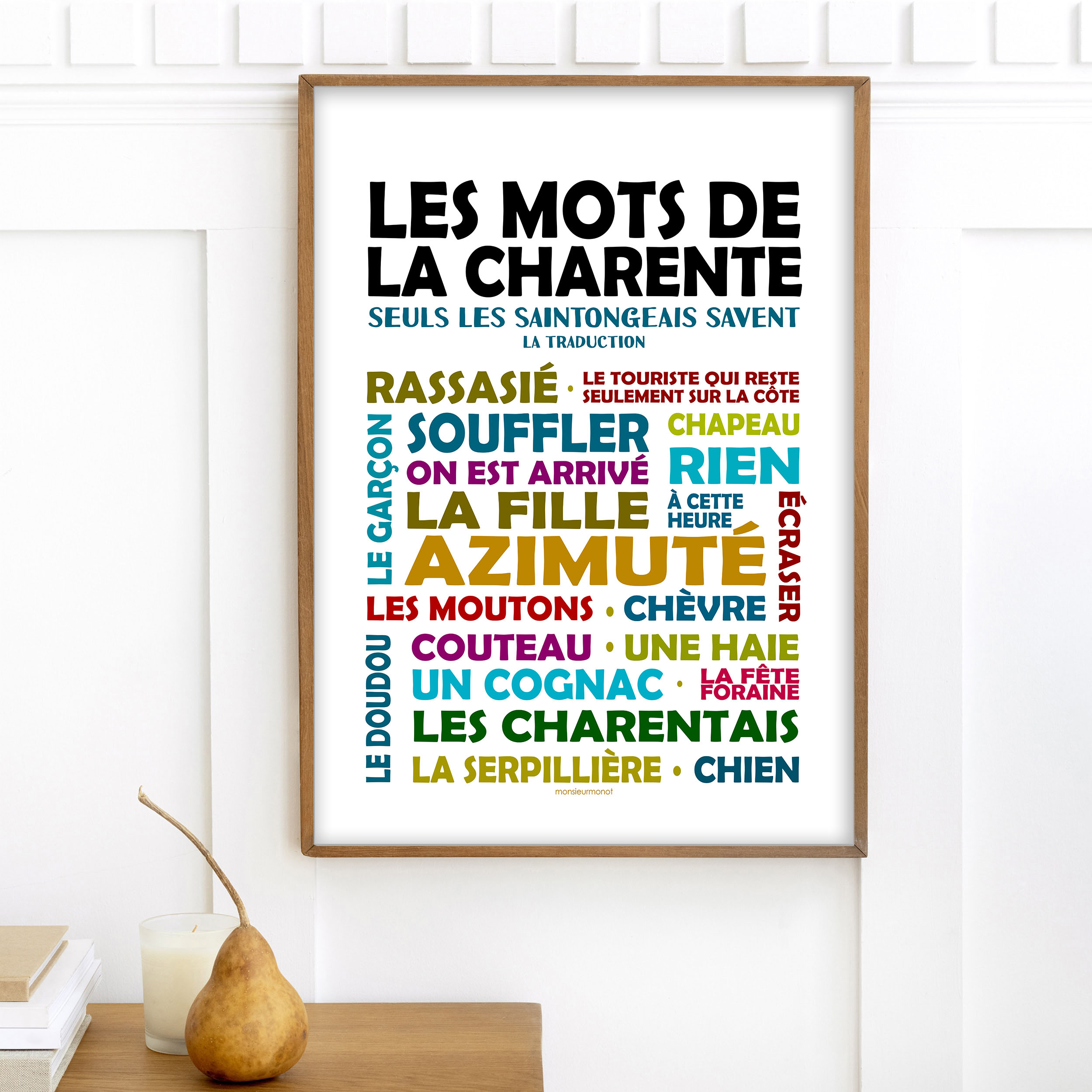 affiche Les Mots de la Charente La Traduction