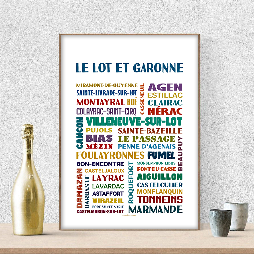 affiche Le Lot et Garonne