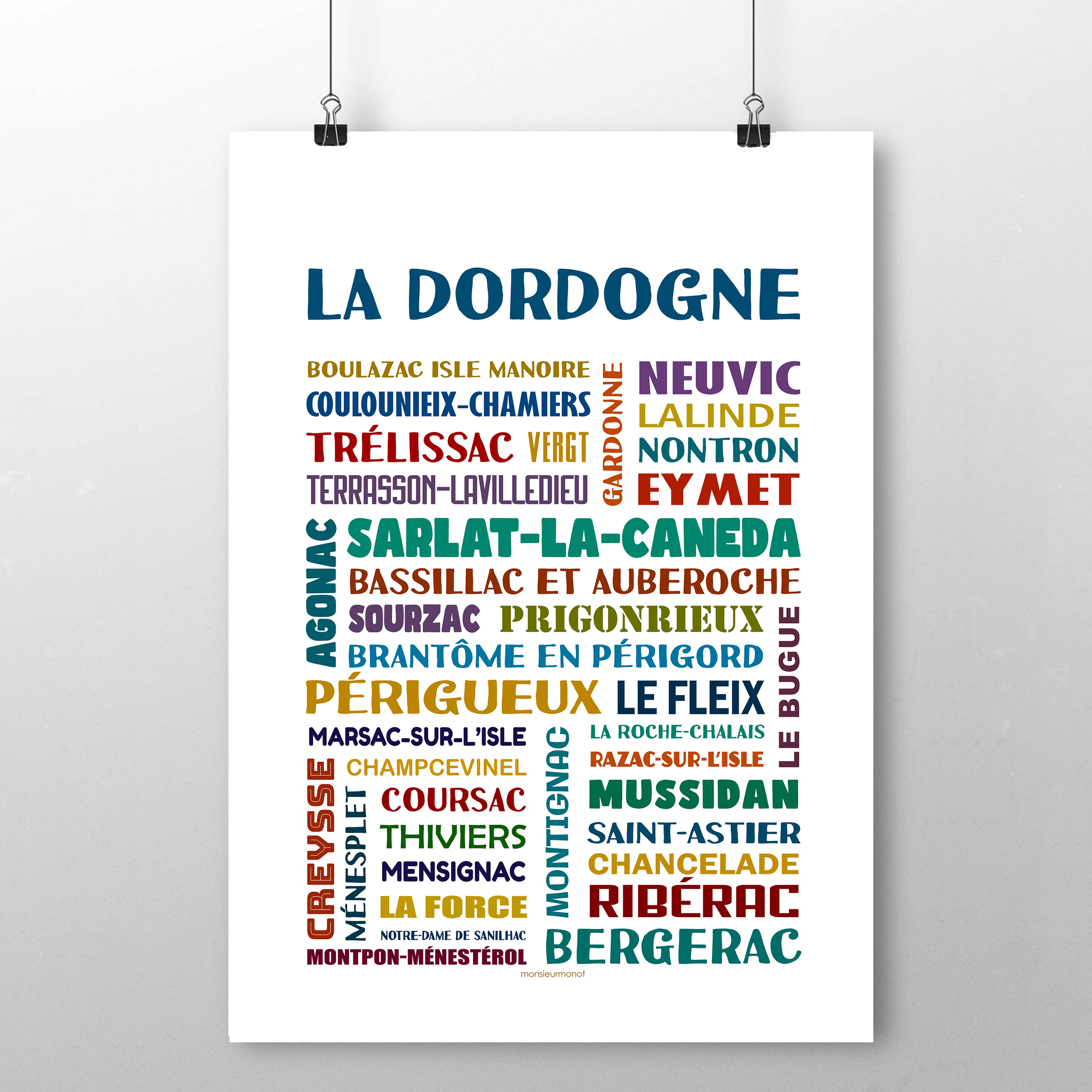 affiche La Dordogne  2