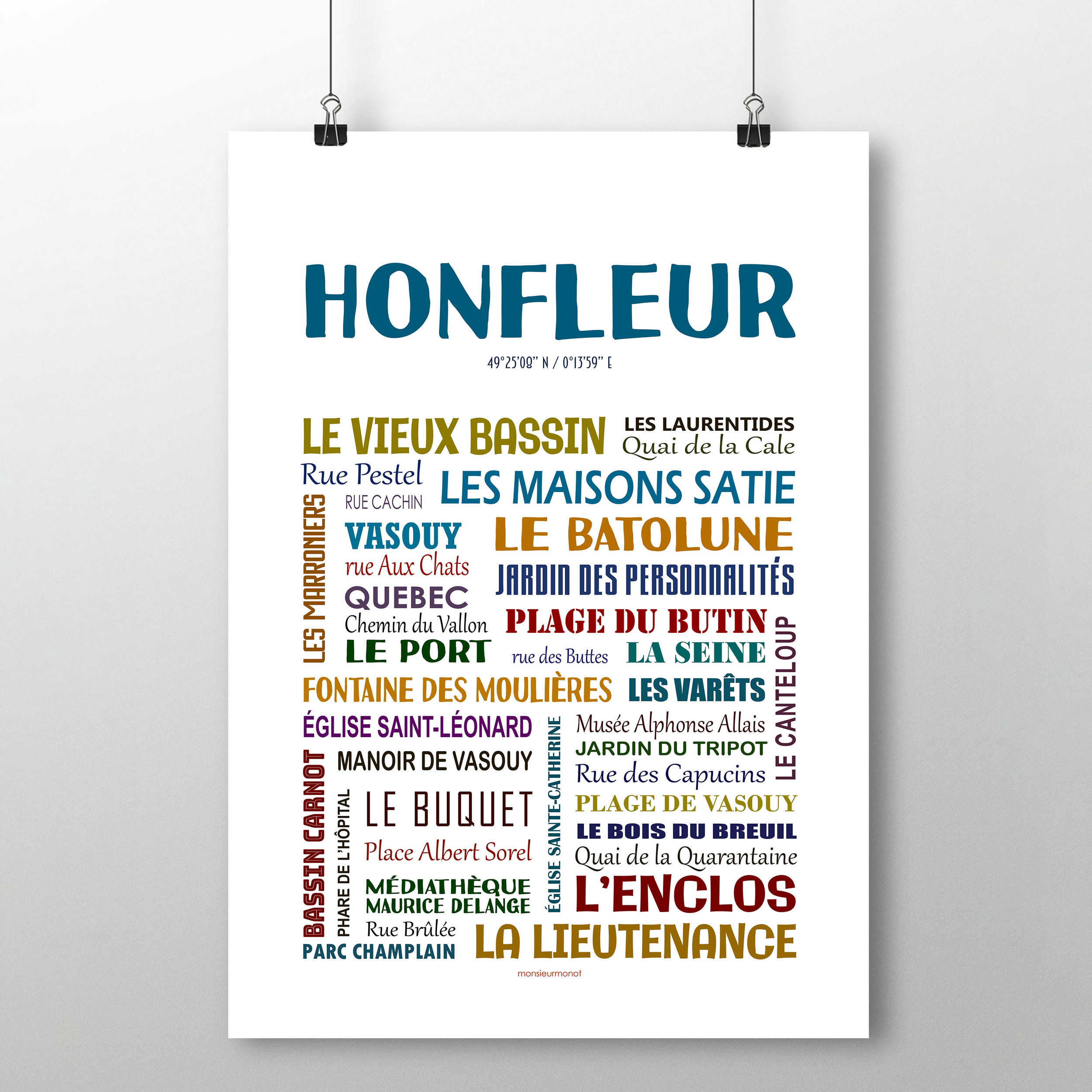 affiche Honfleur  New