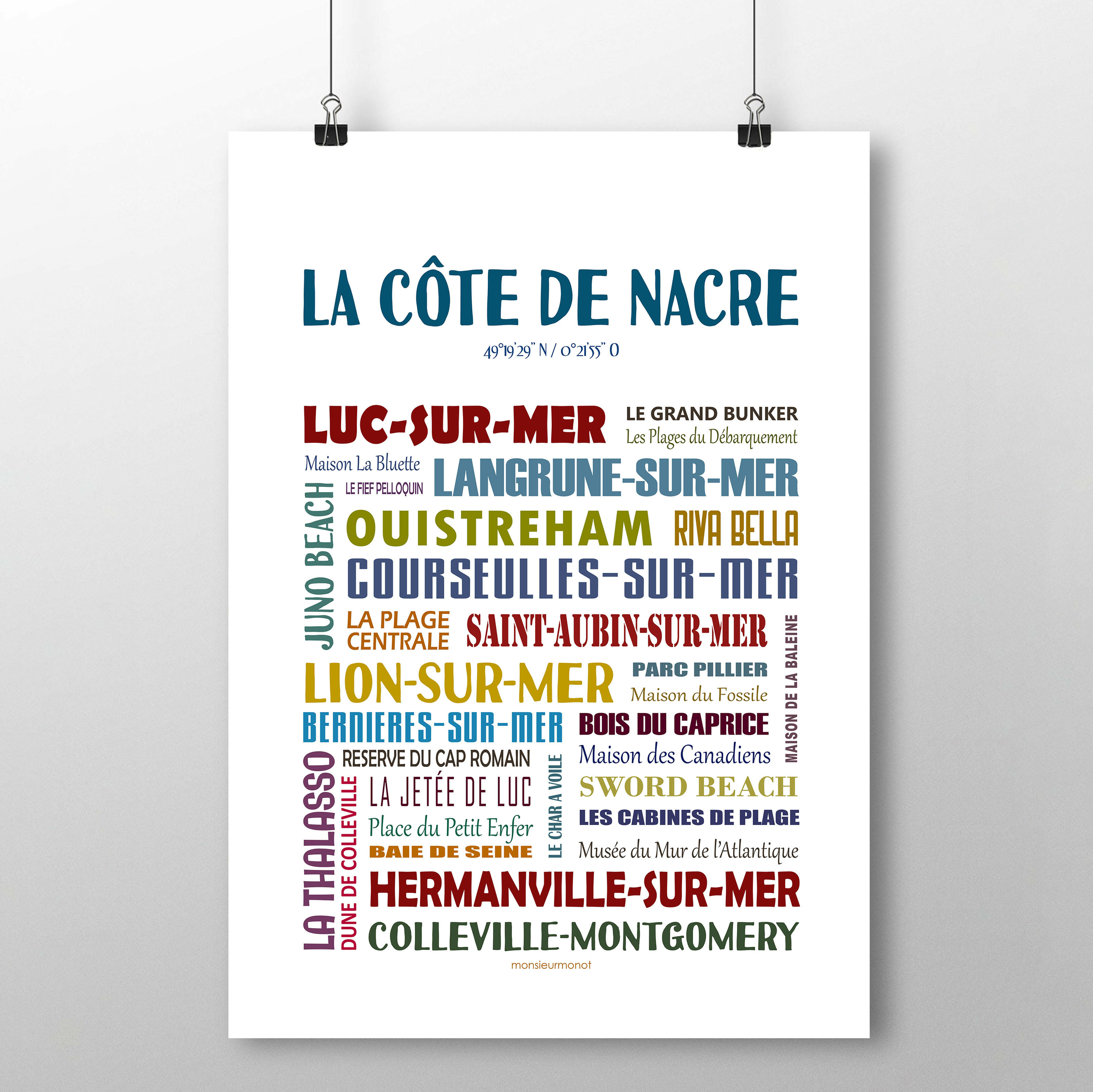 affiche la cote de nacre NEW