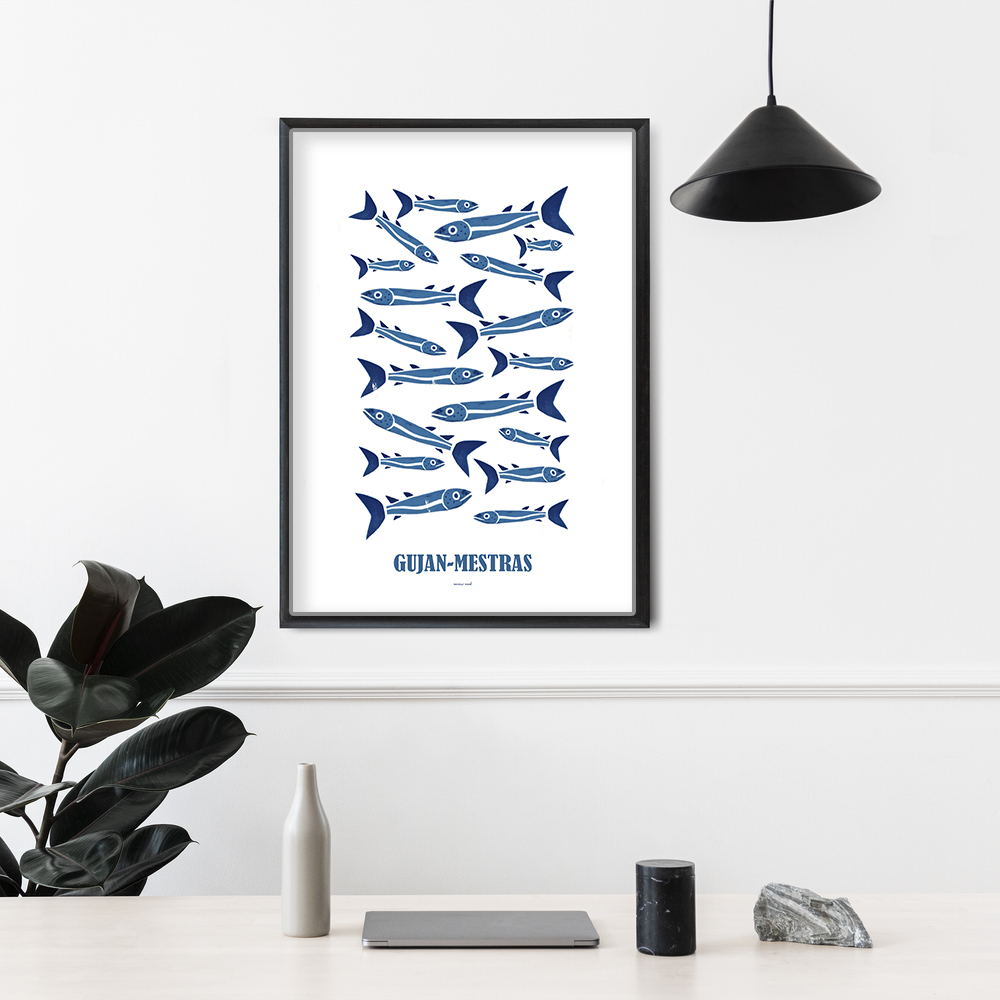 Affiche Gujan-Mestras les poissons