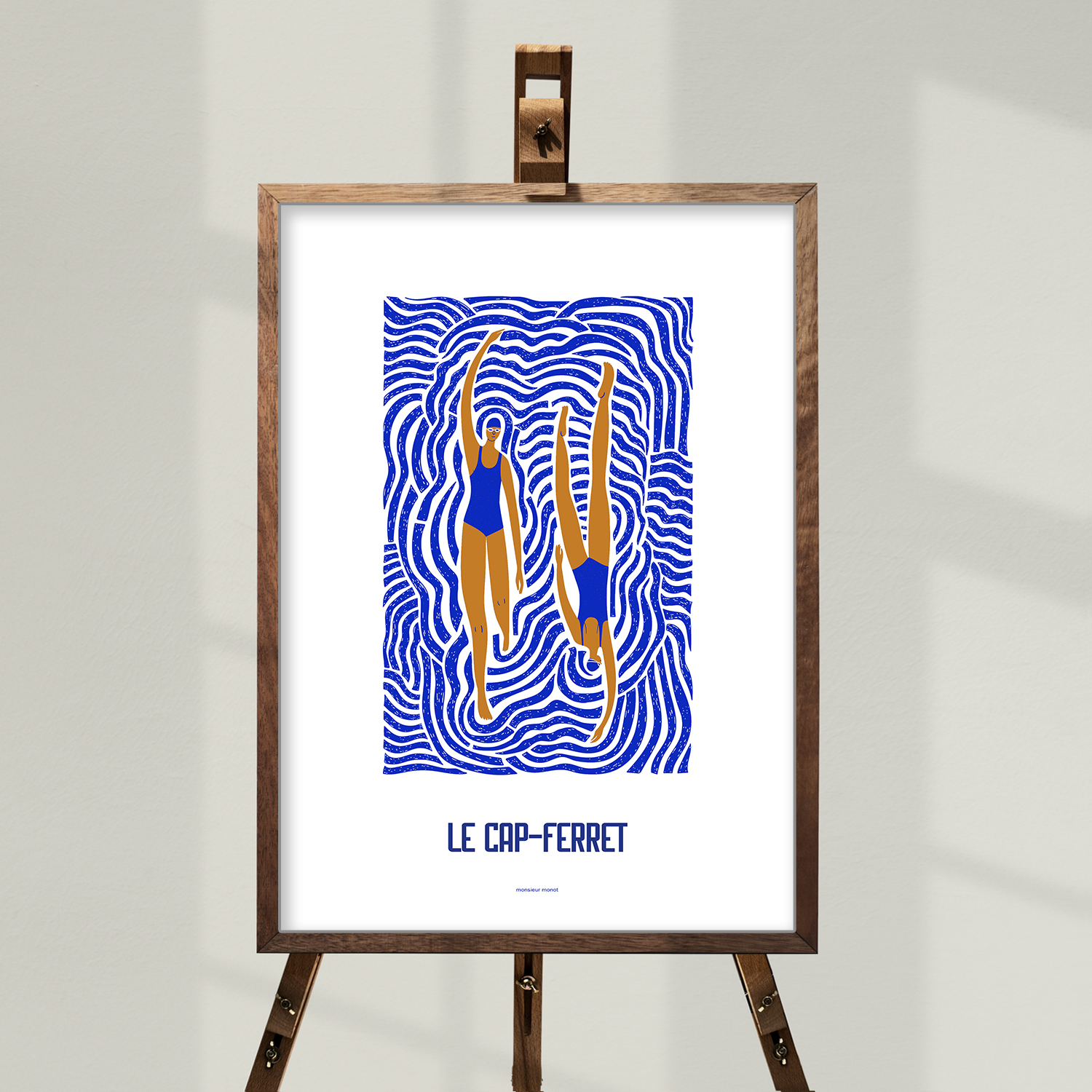 affiche Le Cap ferret 2 nageuses