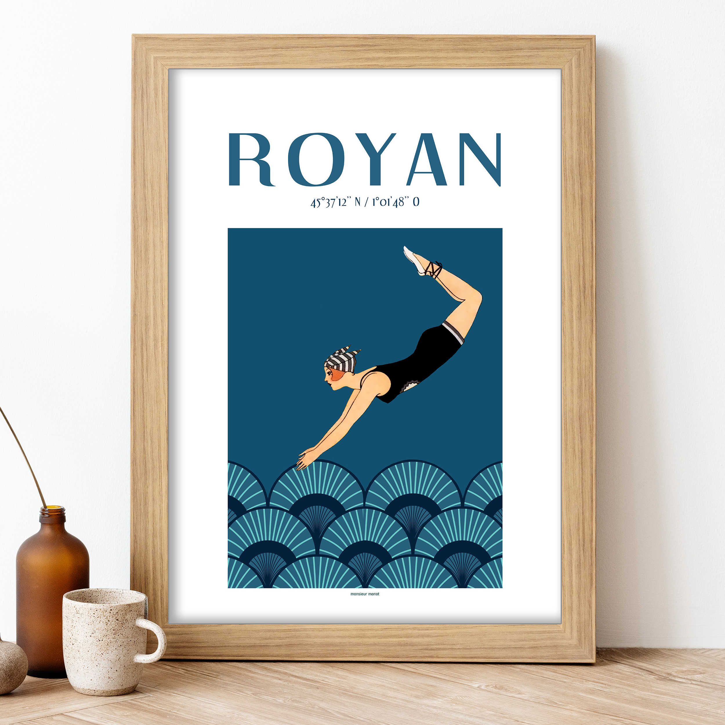Affiche Royan Bord de mer