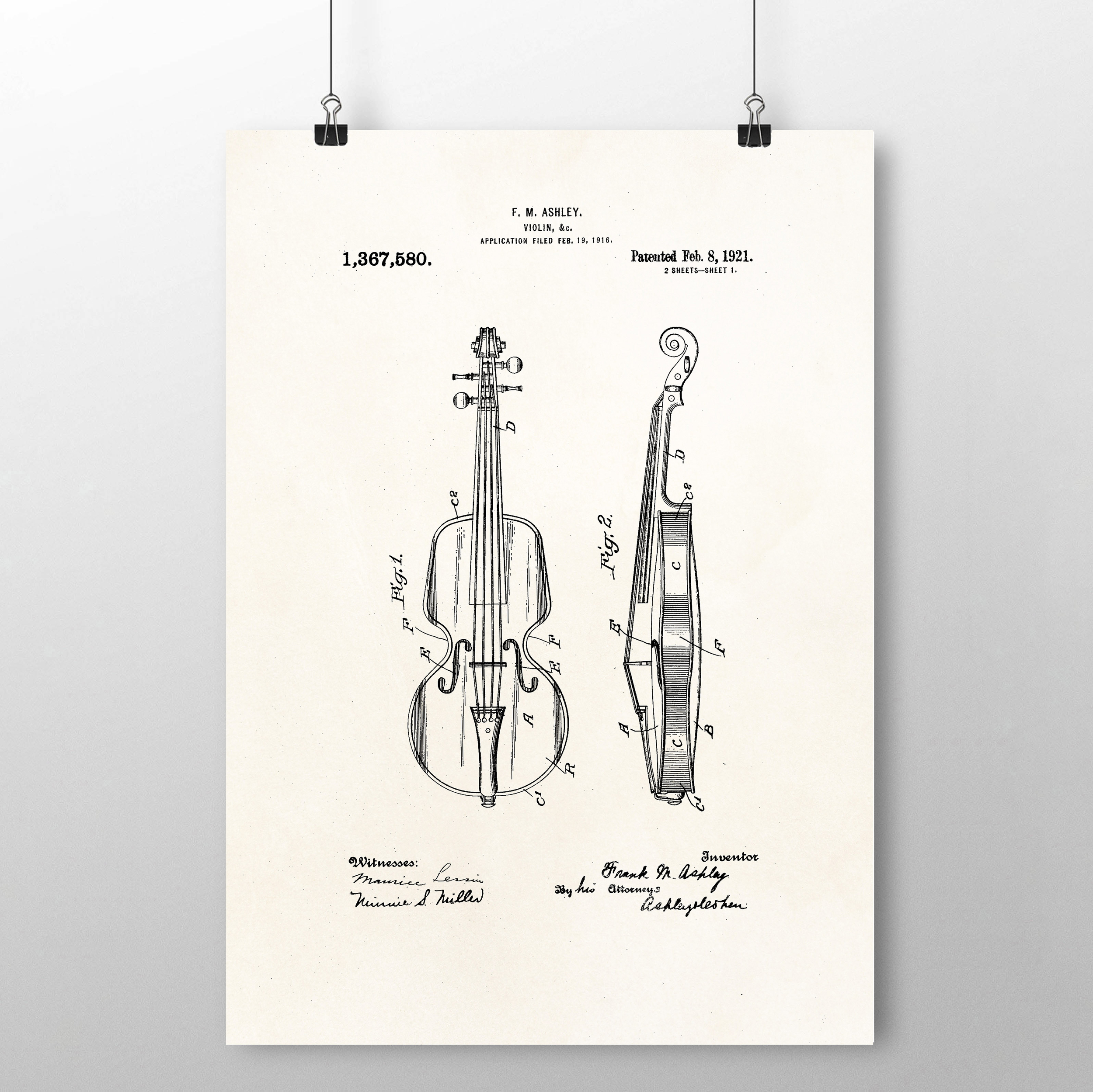 brevet violon
