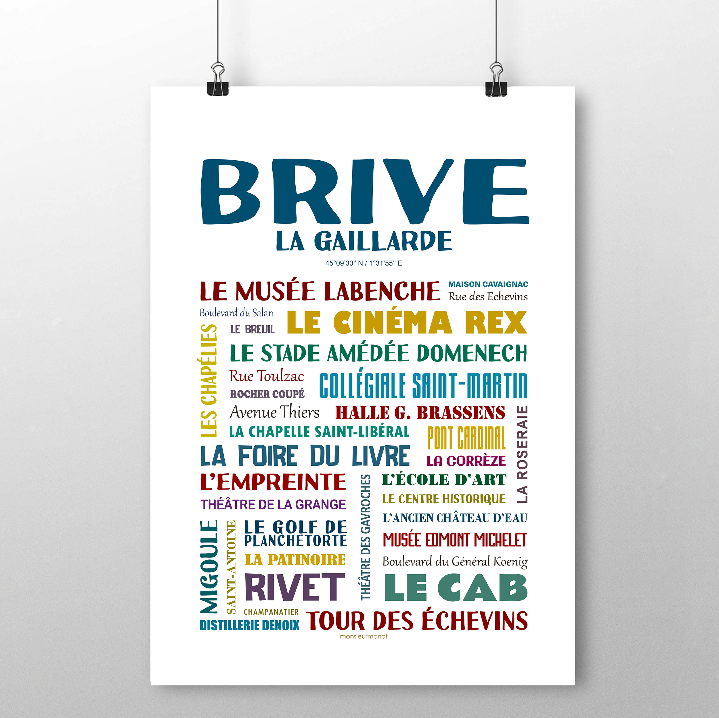affiche Brive la Gaillarde