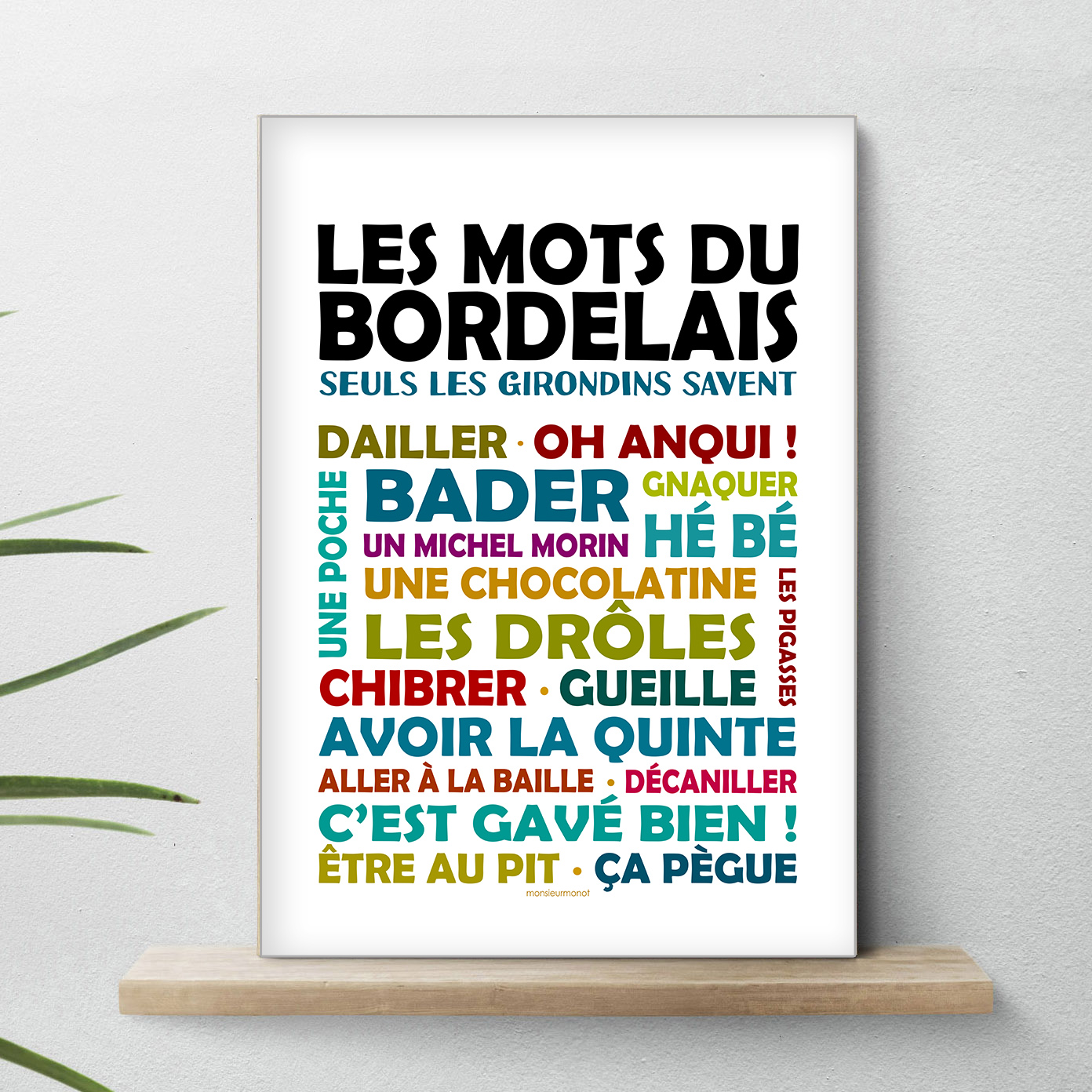 affiche Les mots du Bordelais