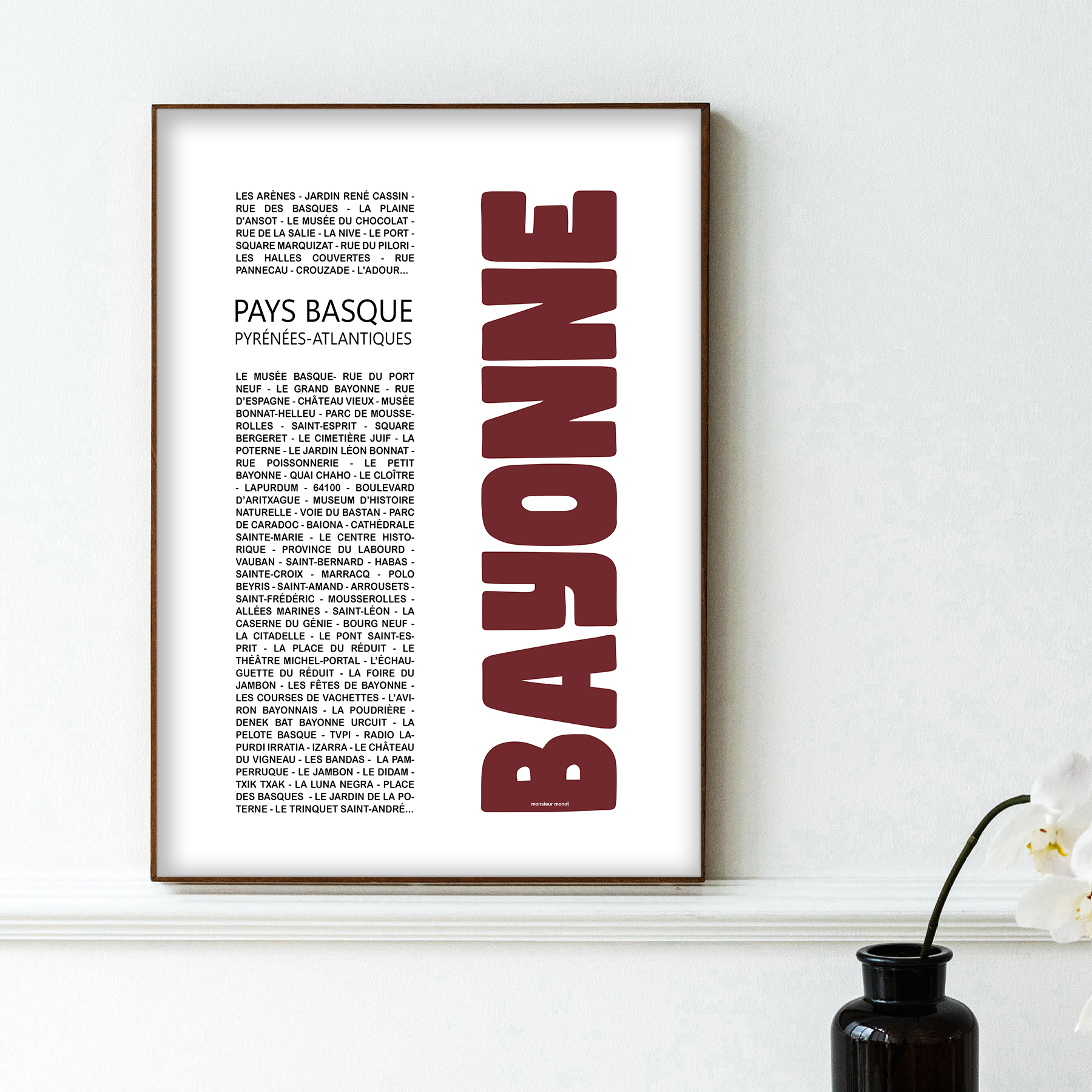 affiche Bayonne NEW new