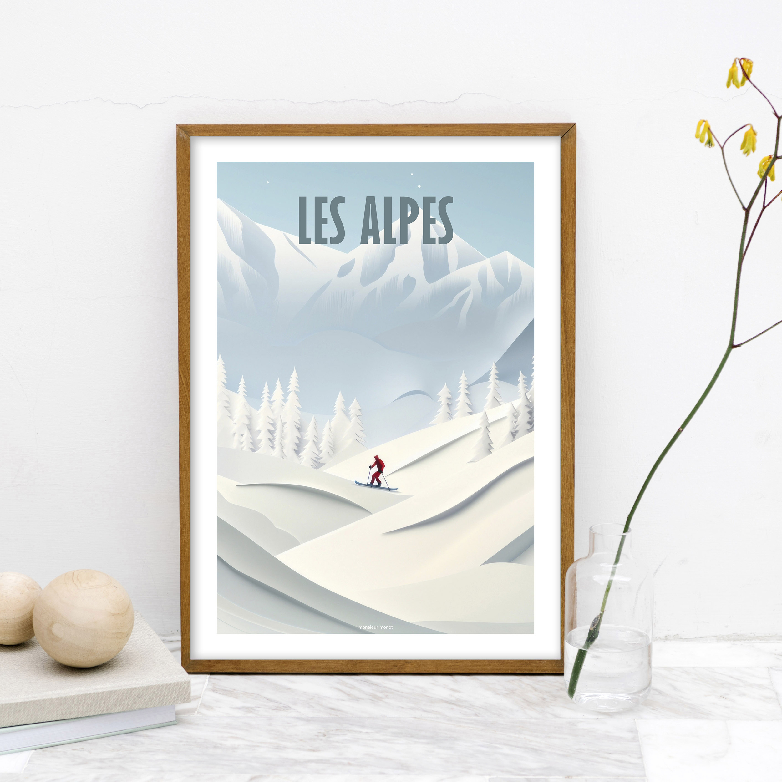 Affiche Les Alpes