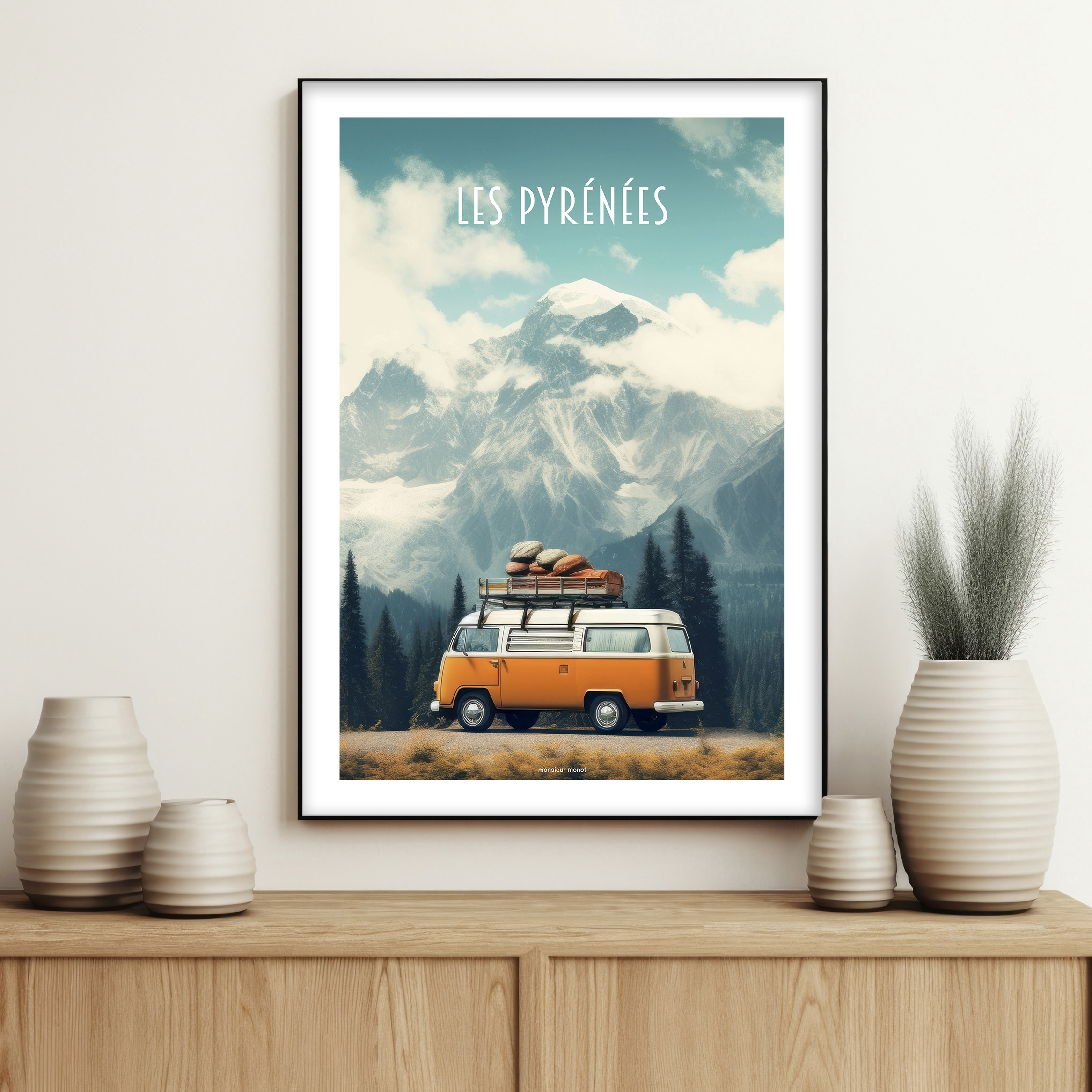 affiche Les Pyrénées